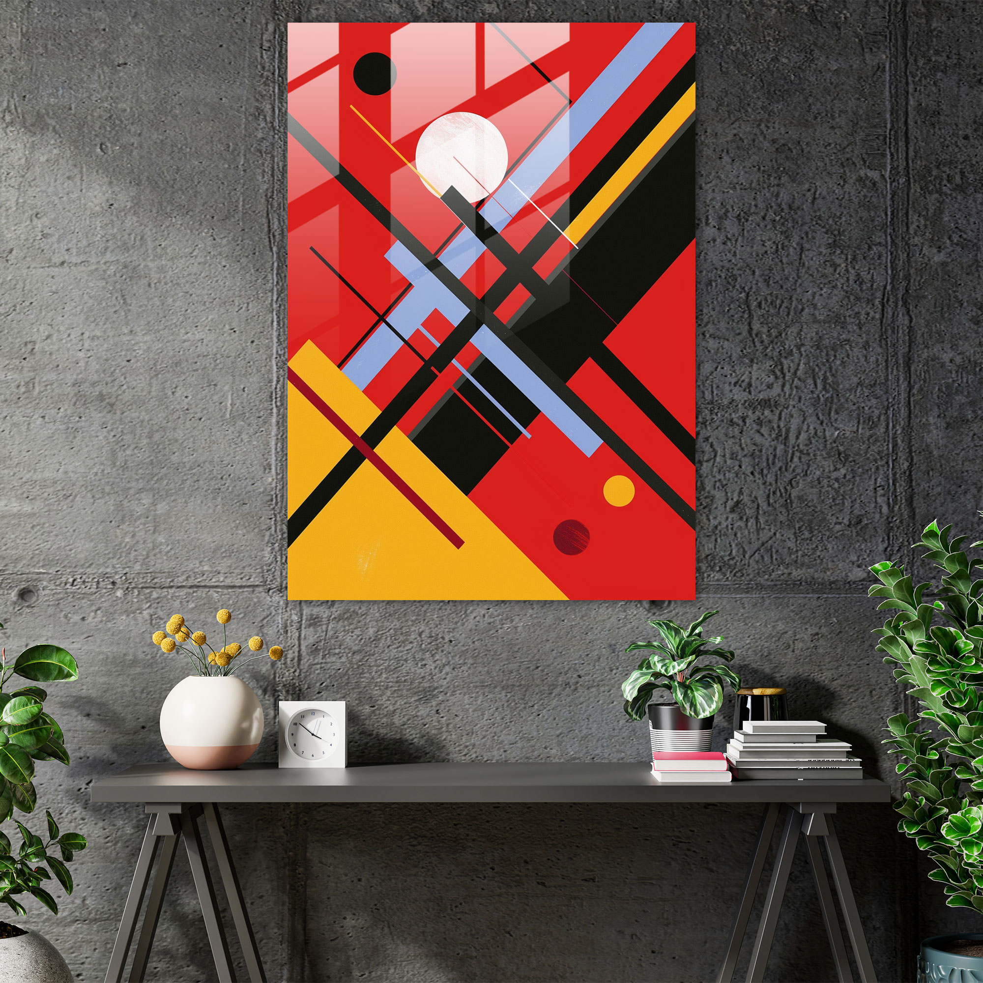 Suprematism Bold Lines Home Decoration - Suprematism, Modern Art, Suprematism, Wall Decoration