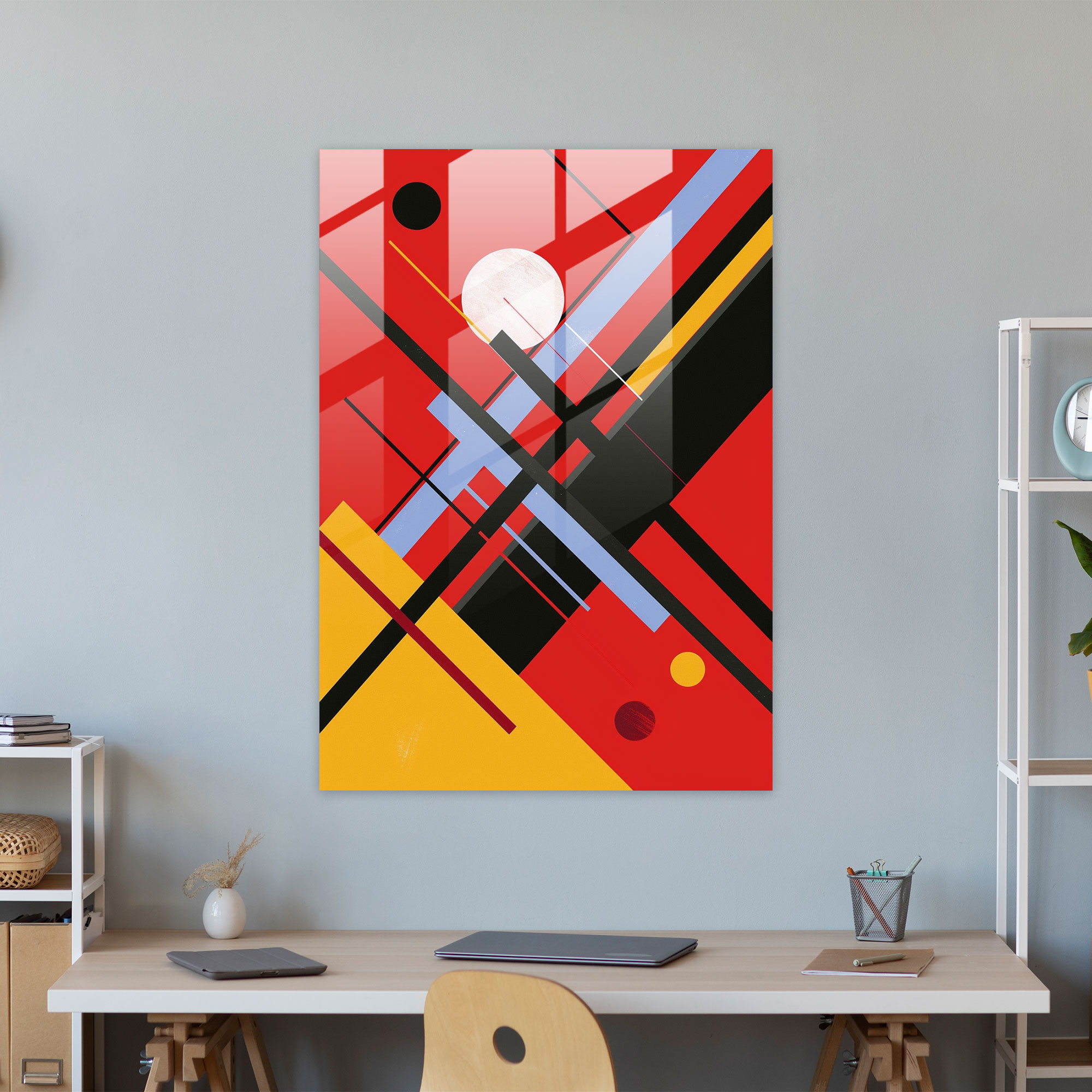 Suprematism Bold Lines Home Decoration - Suprematism, Modern Art, Suprematism, Wall Decoration