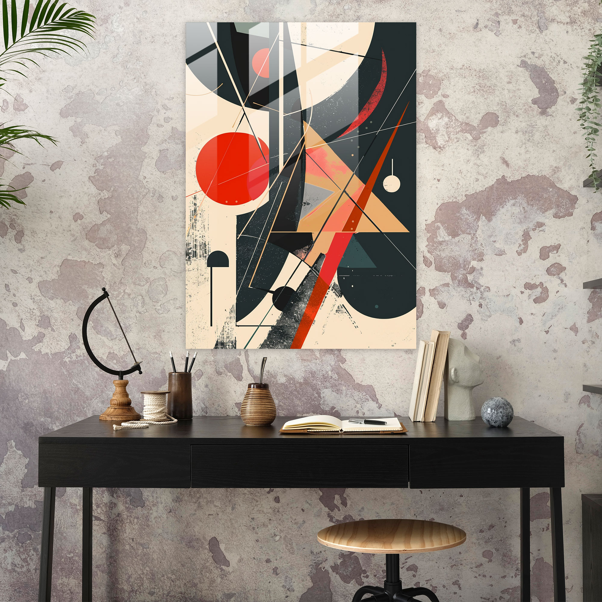 Suprematism Glass Print Home Decoration - Suprematism, Glass Print, Modern Art, Home Decoration