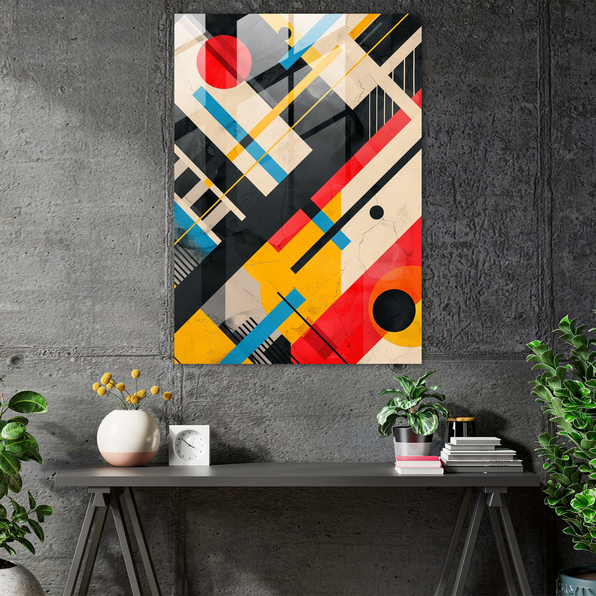 Suprematism Glass Wall Art - Suprematism, Glass Wall Art, Wall Decoration, Suprematism