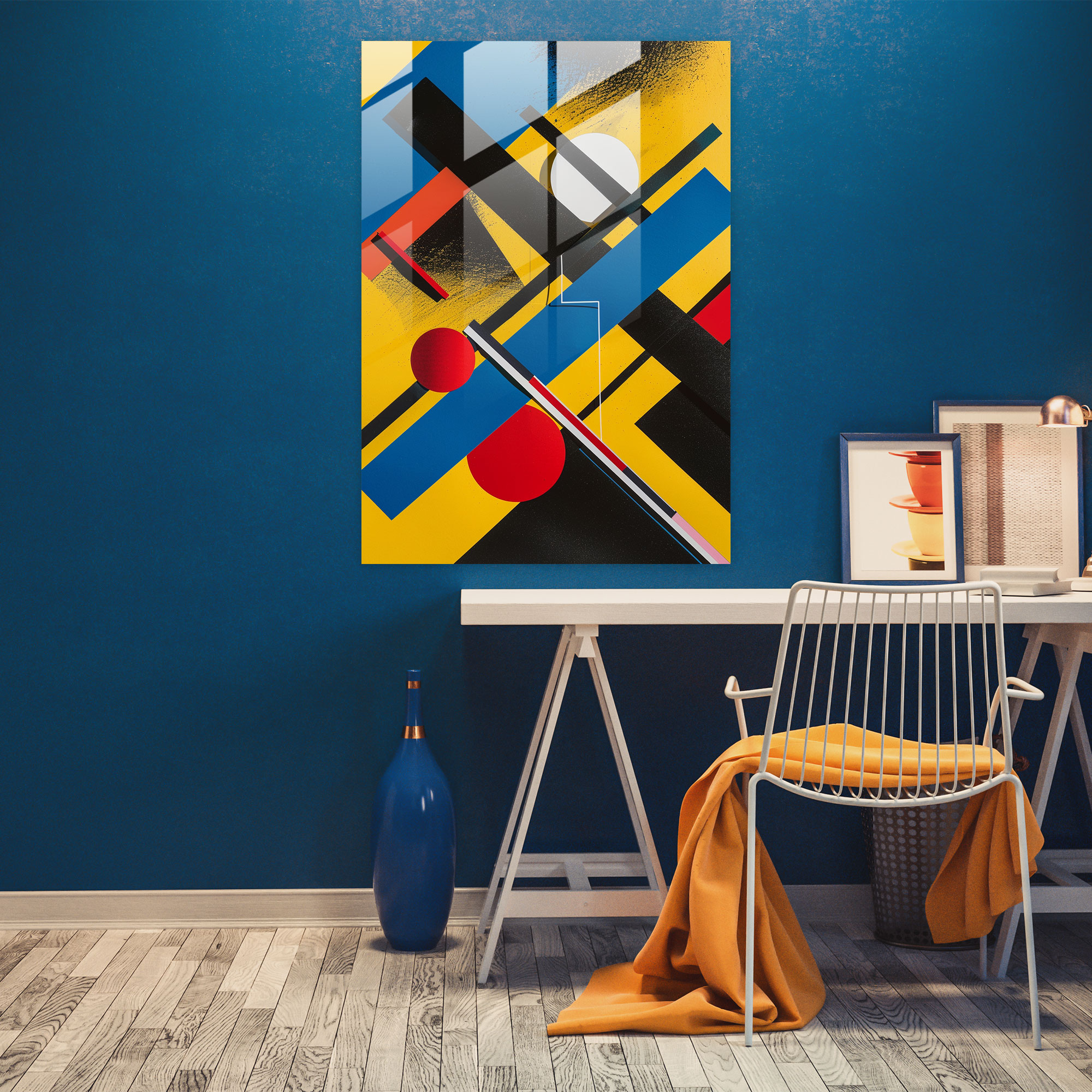 Suprematism Glass Wall Art Decoration - Suprematism, Glass Print, Glass Wall Art, Home Decoration