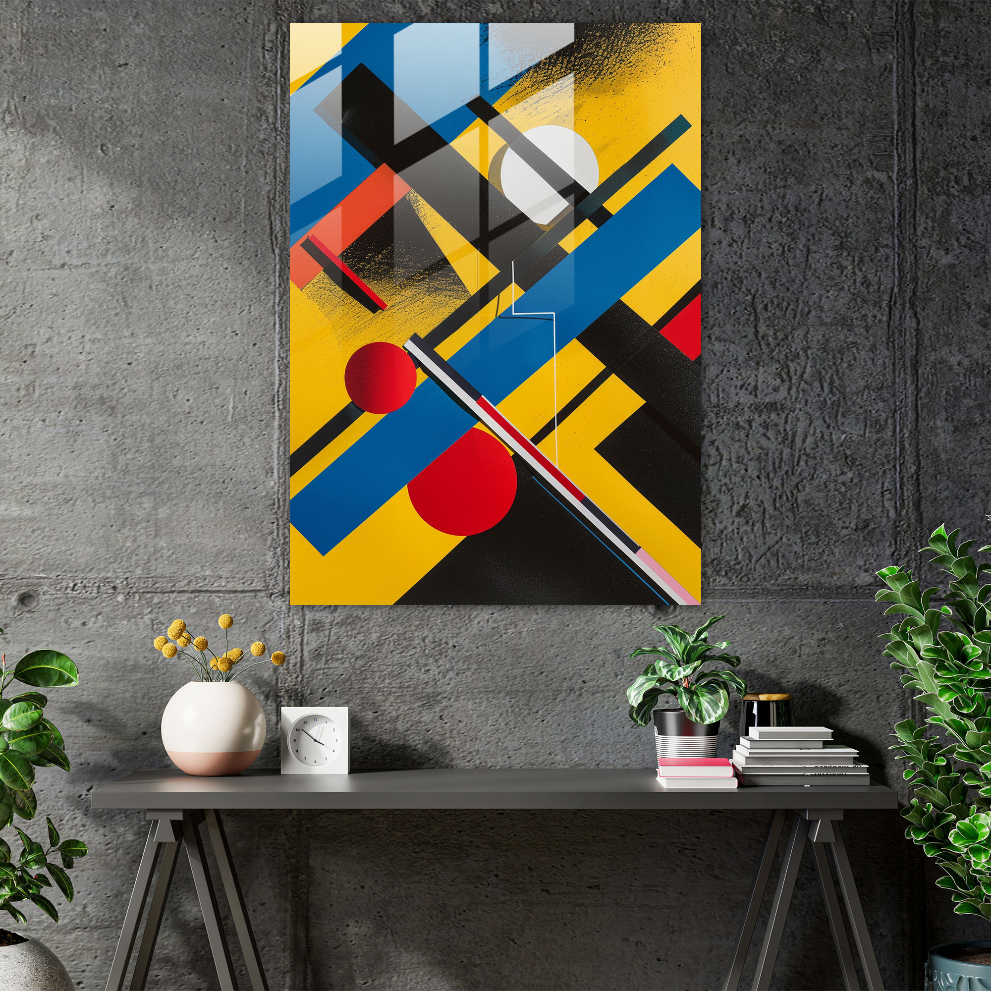 Suprematism Glass Wall Art Decoration - Suprematism, Glass Print, Glass Wall Art, Home Decoration
