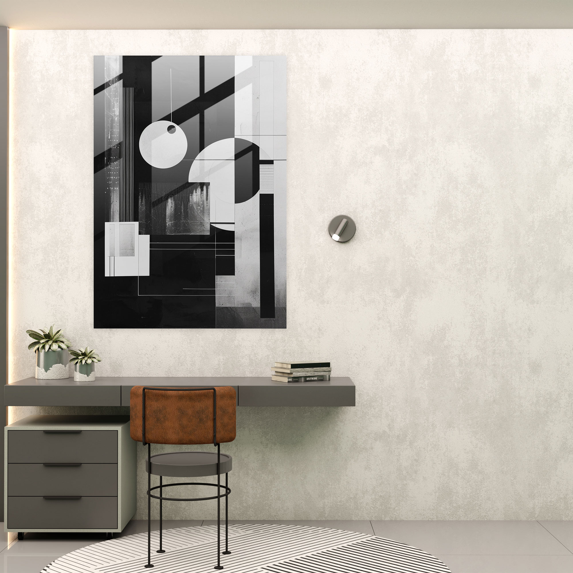 Suprematism Glass Print Modern Art - Suprematism, Glass Wall Art, Modern Art, Home Decoration