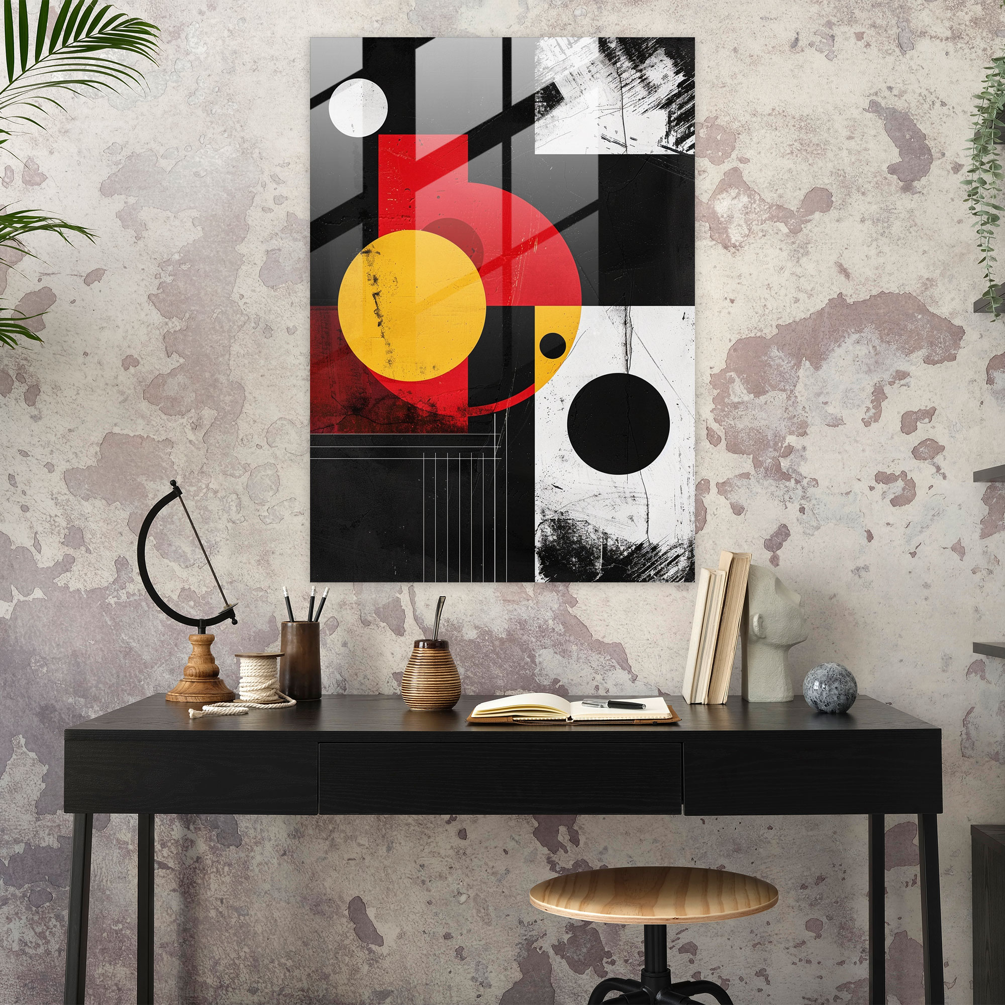 Suprematism Glass Wall Art Modern Art - Suprematism, Glass Wall Art, Glass Print, Suprematism