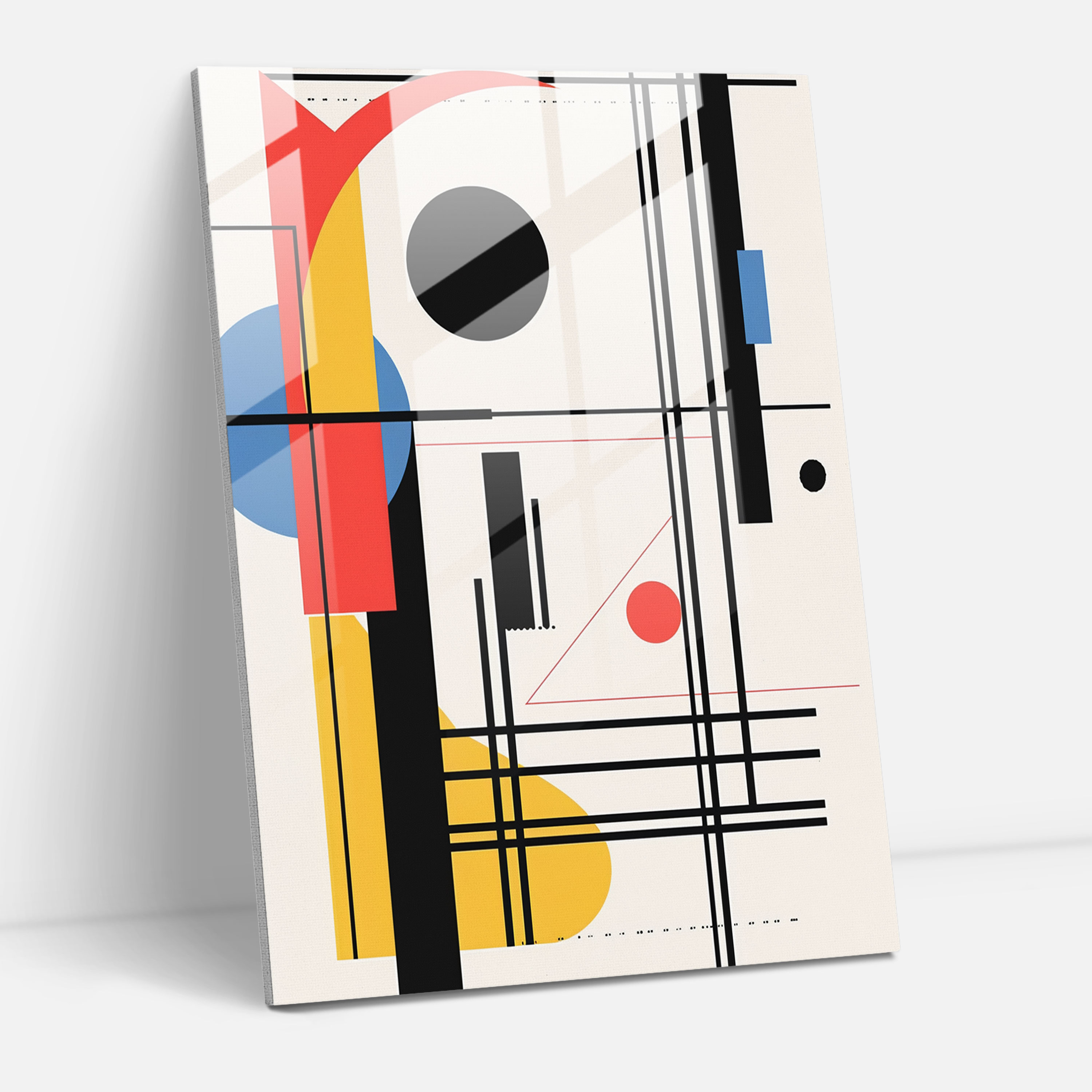 Suprematism Glass Print Wall Decoration - Suprematism, Modern Art, Glass Wall Art, Suprematism