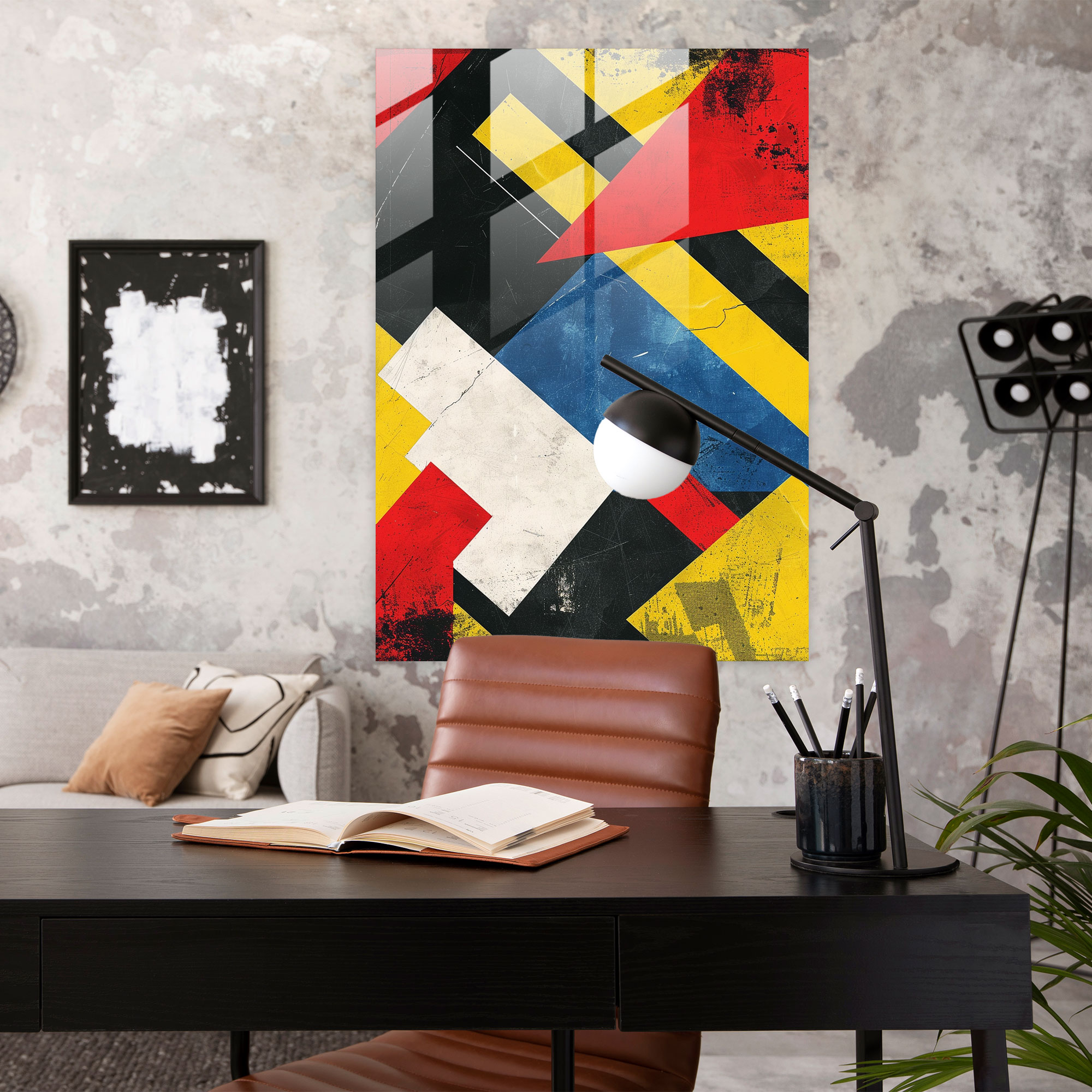 Suprematism Glass Wall Art - Suprematism, Suprematism, Wall Decoration, Glass Wall Art