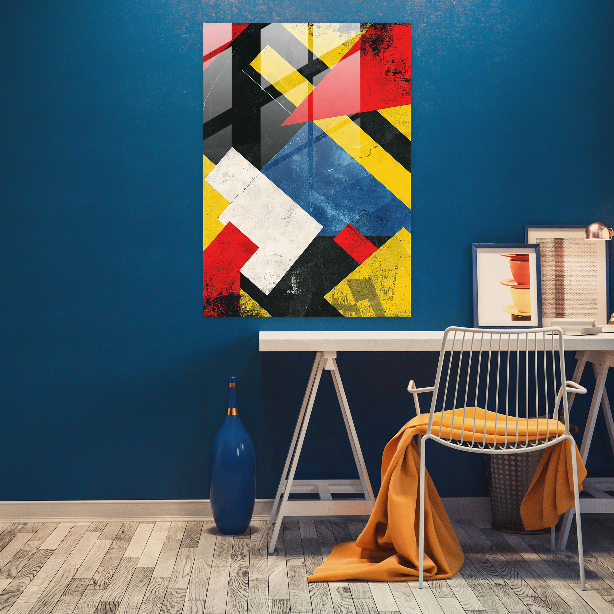 Suprematism Glass Wall Art - Suprematism, Suprematism, Wall Decoration, Glass Wall Art