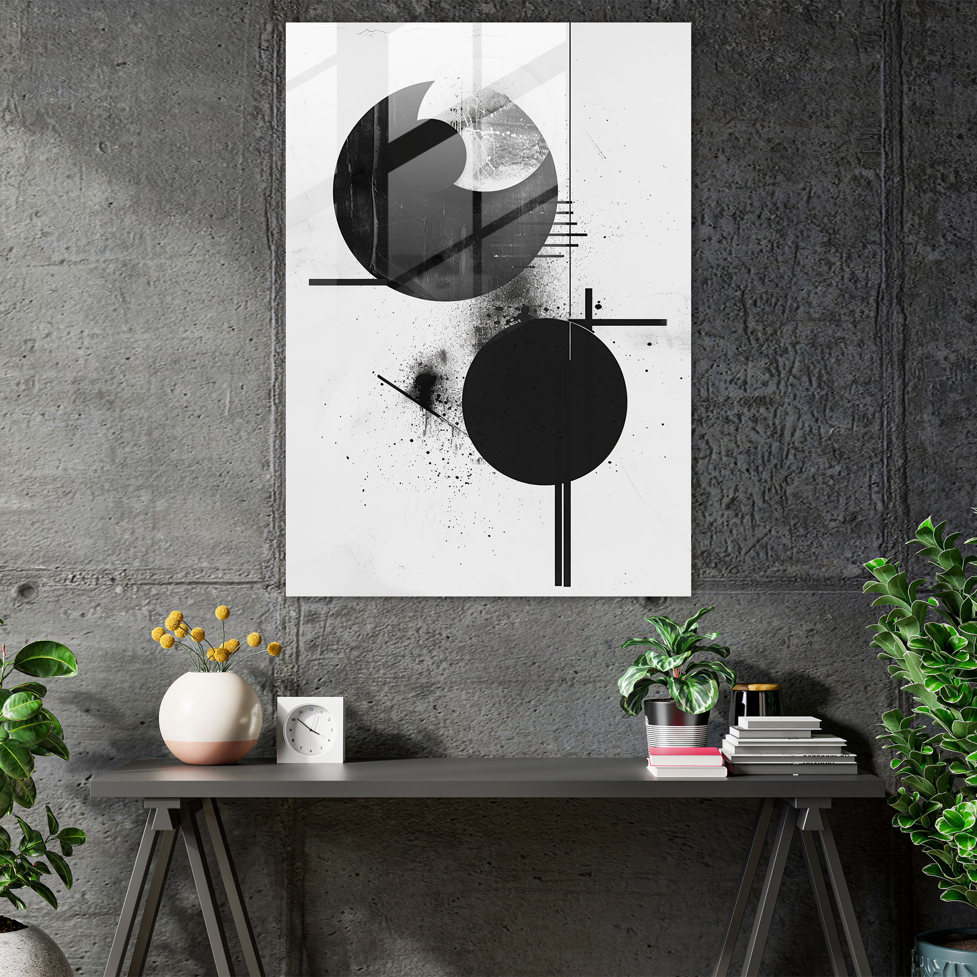 Suprematism Home Decoration - Suprematism, Glass Print, Home Decoration, Modern Art