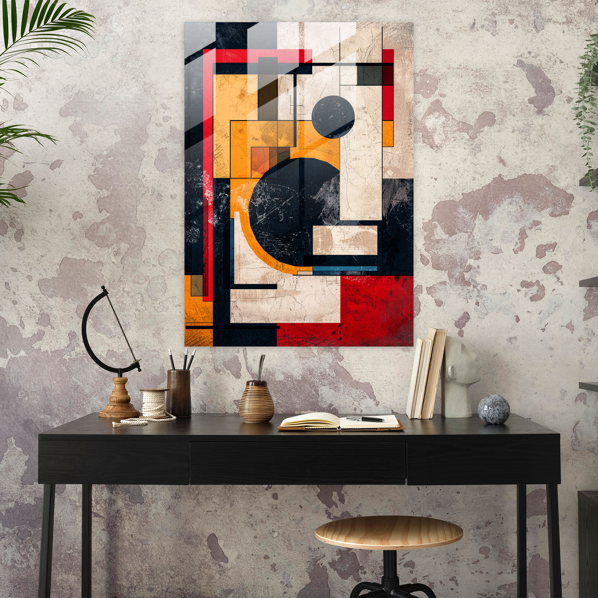 Suprematism Geometric Glass Print - Suprematism, Suprematism, Modern Art, Glass Print