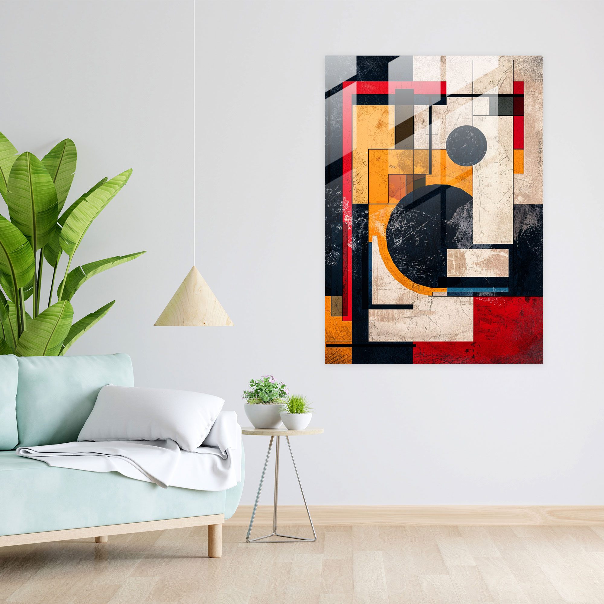 Suprematism Geometric Glass Print - Suprematism, Suprematism, Modern Art, Glass Print