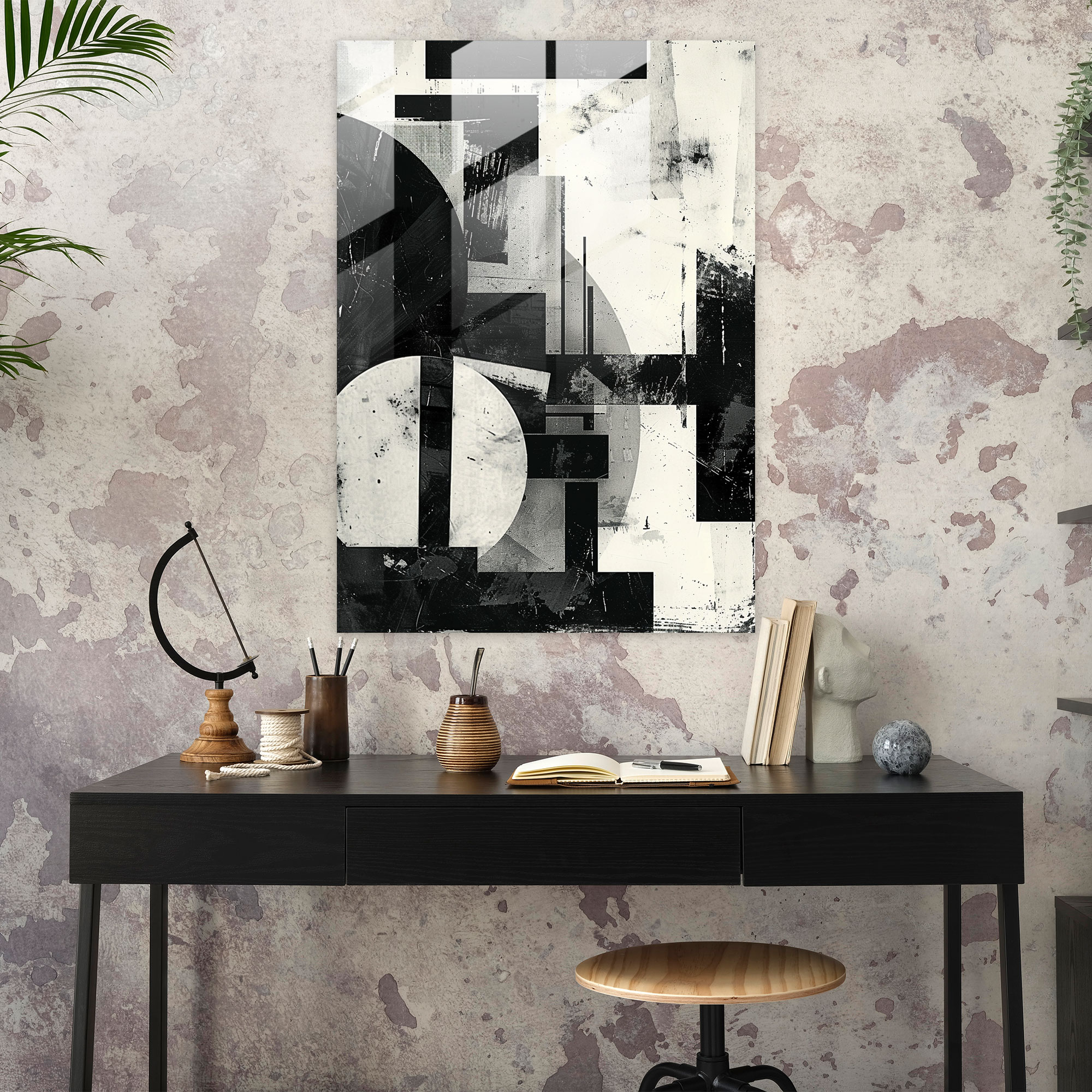 Suprematism Glass Wall Art - Suprematism, Glass Art, Wall Decoration, Home Decoration