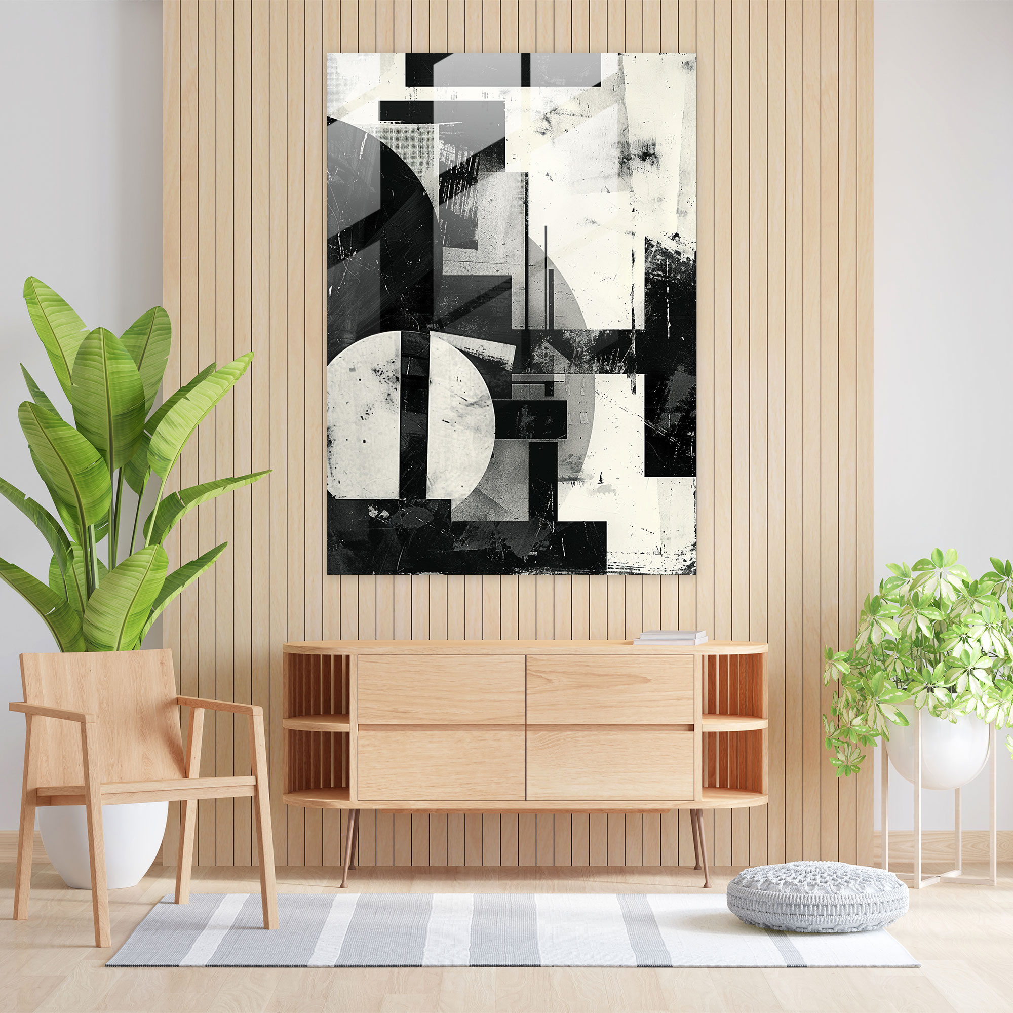 Suprematism Glass Wall Art - Suprematism, Glass Art, Wall Decoration, Home Decoration
