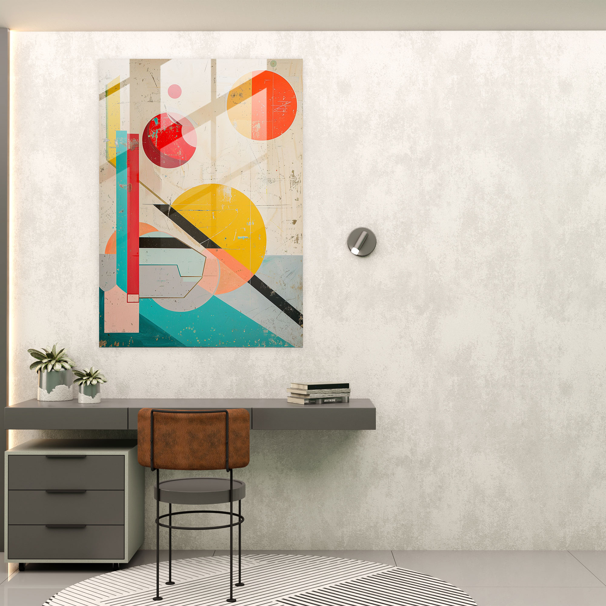 Suprematism Glass Print - Suprematism, Glass Print, Home Decoration, Modern Art