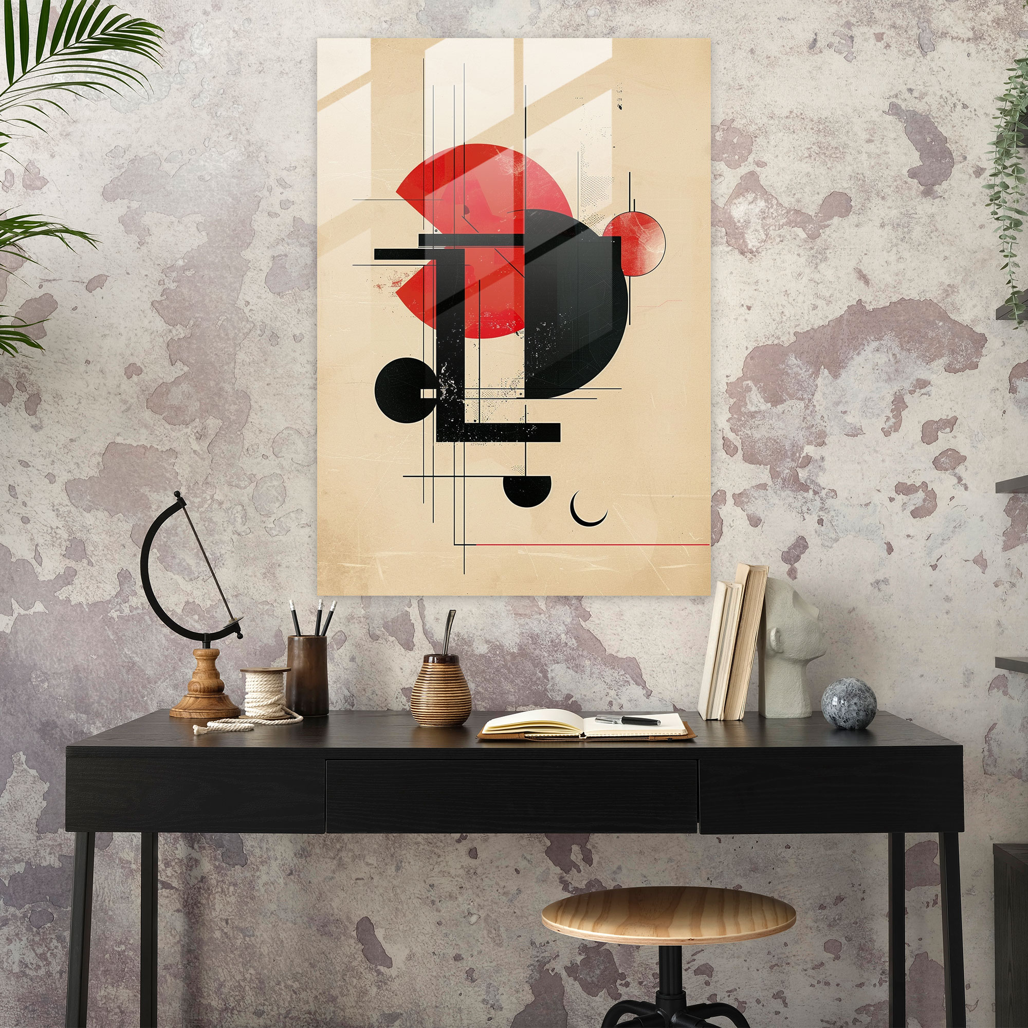Suprematism Glass Wall Art - Suprematism, Suprematism, Glass Wall Art, Wall Decoration