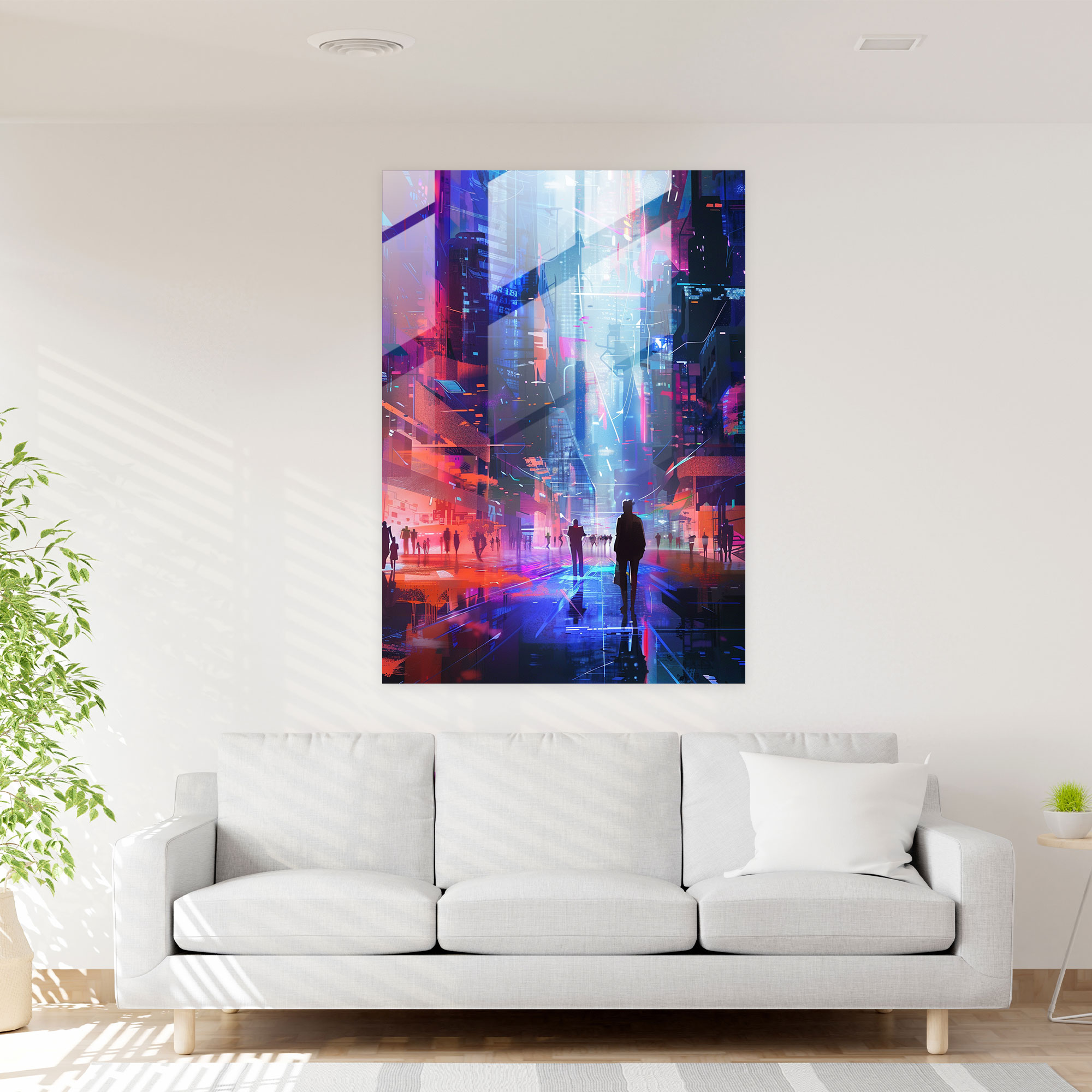 Suprematism Home Decoration - Suprematism, Glass Wall Art, Home Decoration, Glass Art