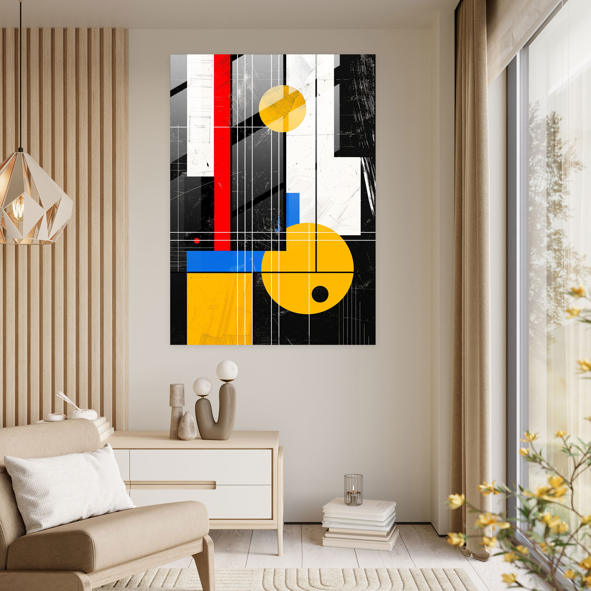 Suprematism Glass Art - Suprematism, Glass Wall Art, Suprematism, Modern Art