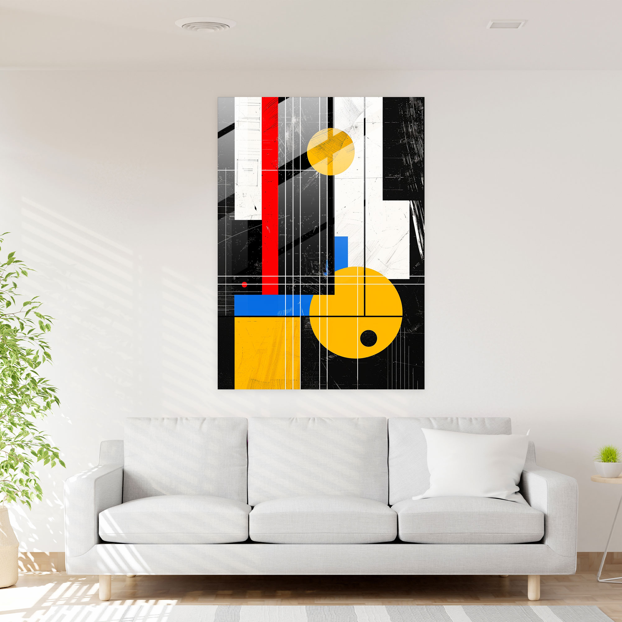 Suprematism Glass Art - Suprematism, Glass Wall Art, Suprematism, Modern Art