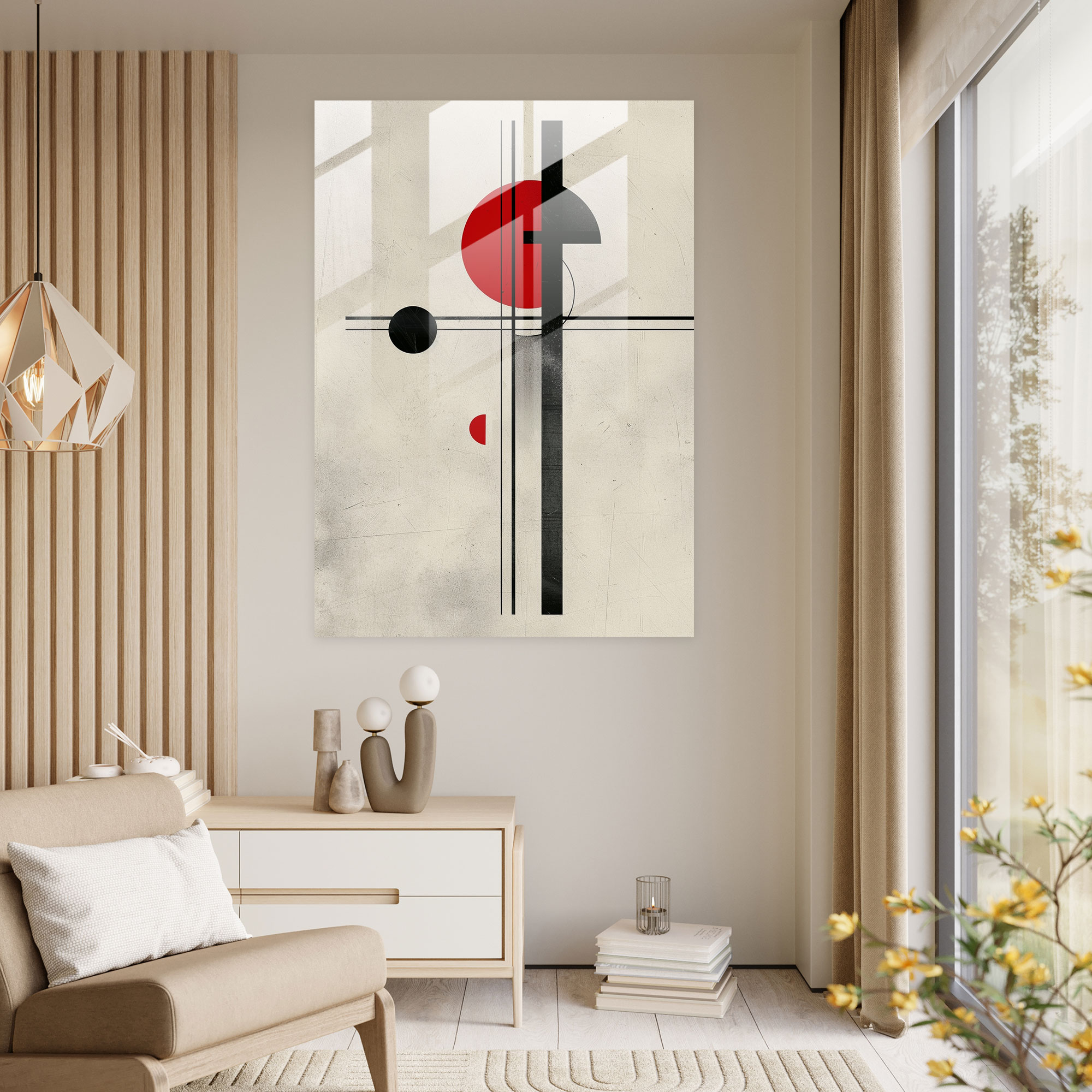 Suprematism Modern Art - Suprematism, Suprematism, Wall Decoration, Glass Art