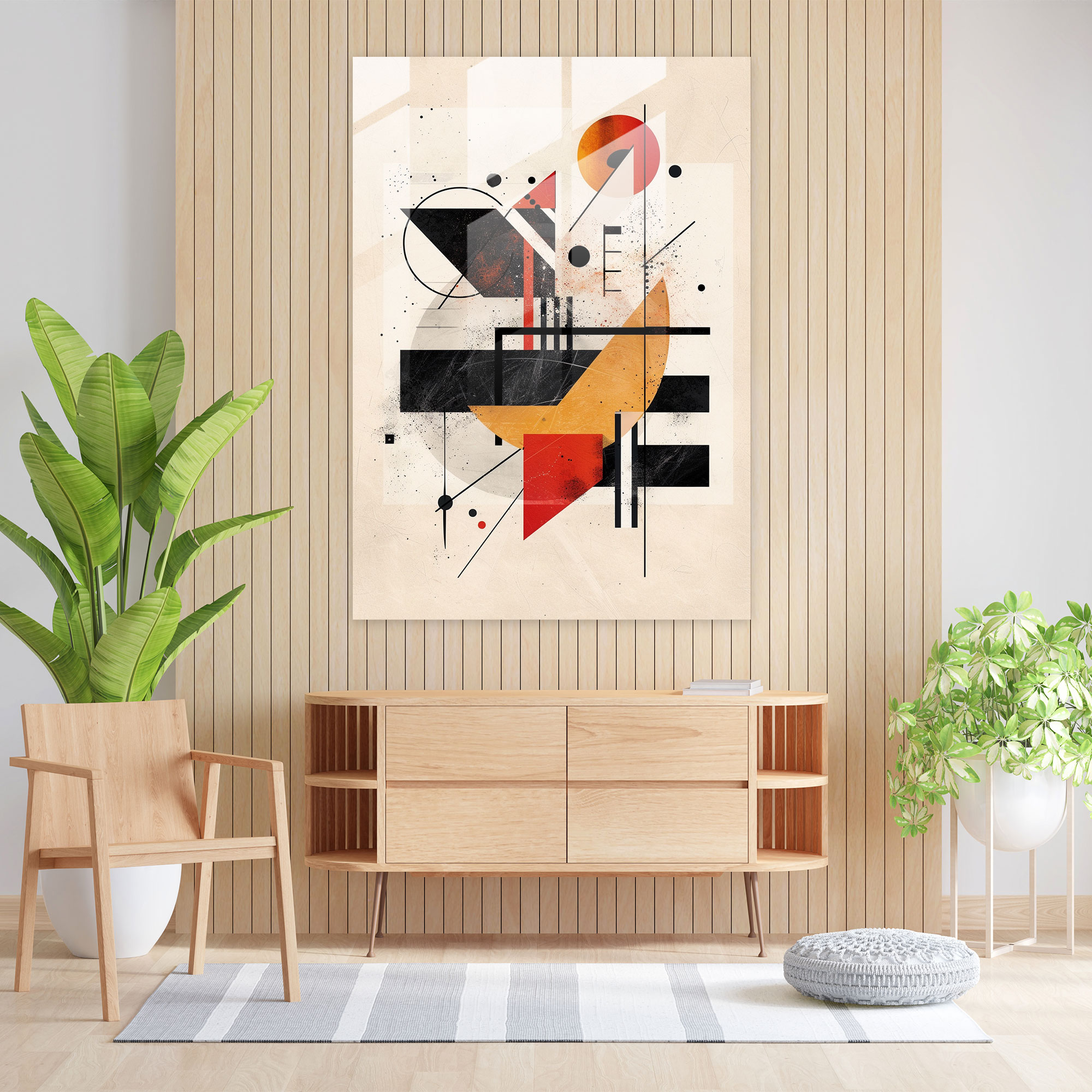 Suprematism Glass Wall Art - Suprematism, Glass Wall Art, Glass Print, Glass Art