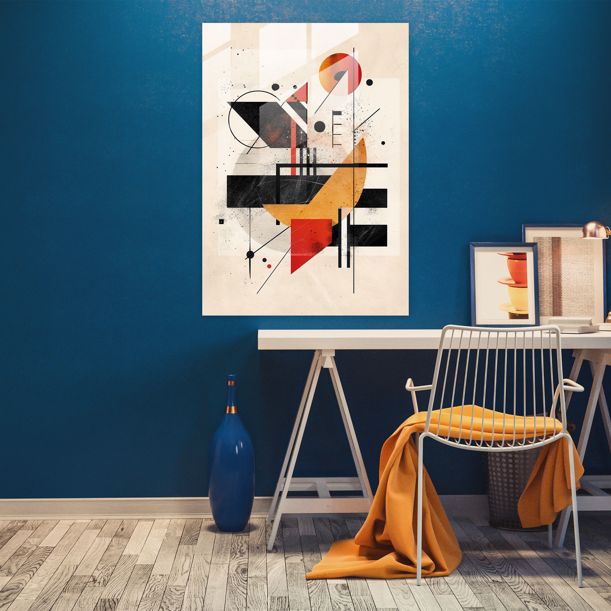 Suprematism Glass Wall Art - Suprematism, Glass Wall Art, Glass Print, Glass Art