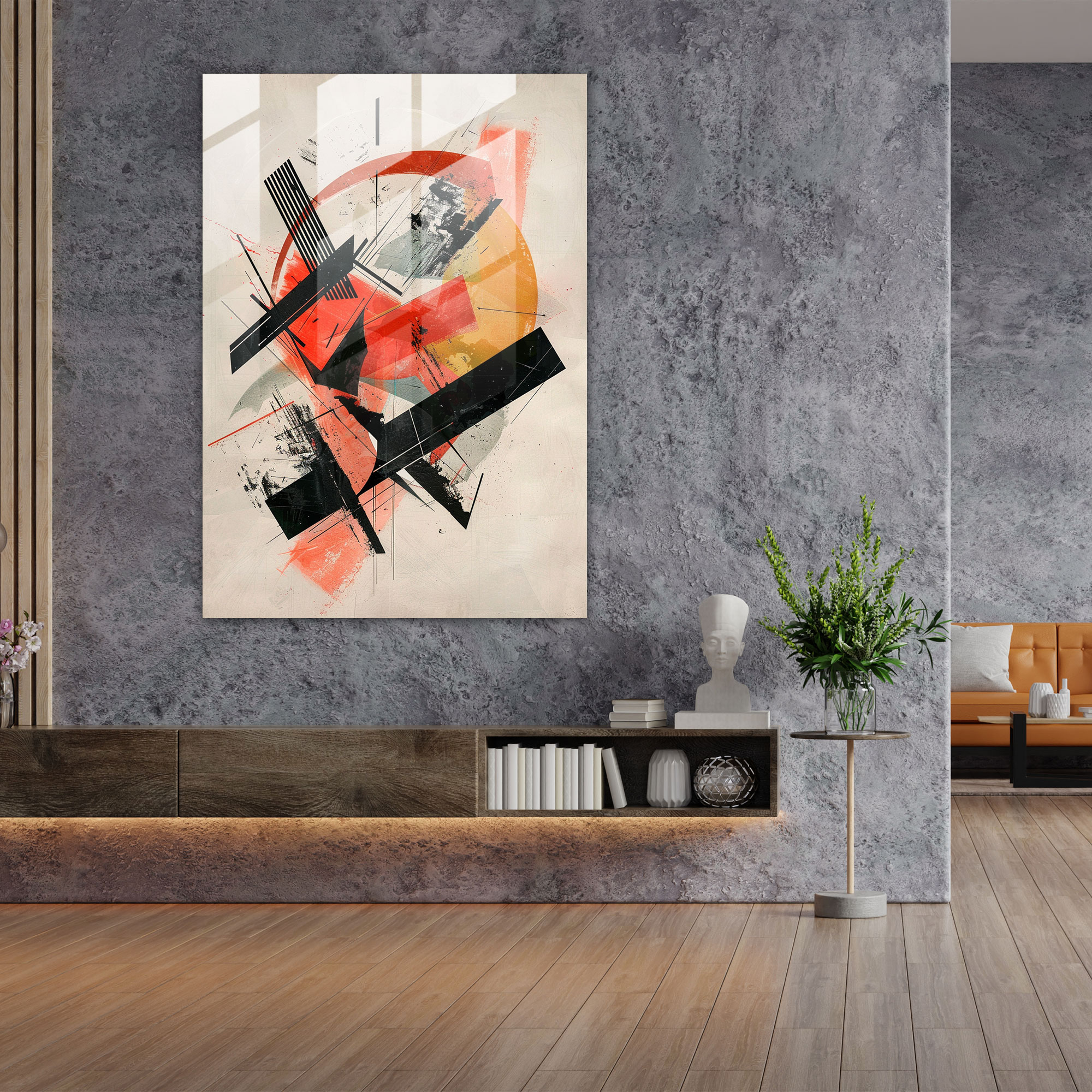 Suprematism Wall Art - Suprematism, Glass Print, Home Decoration, Modern Art