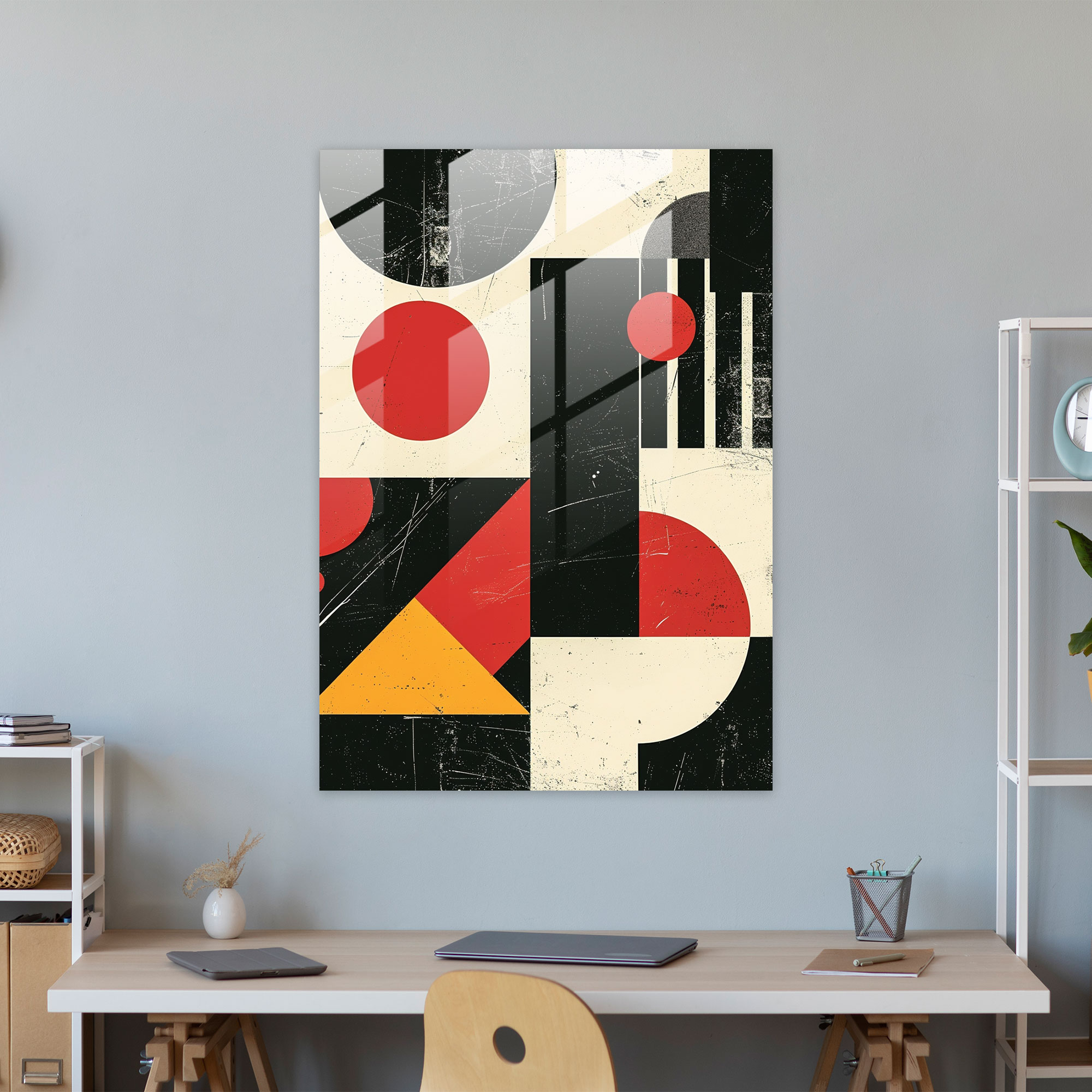Suprematism Glass Art - Suprematism, Modern Art, Wall Decoration, Glass Wall Art