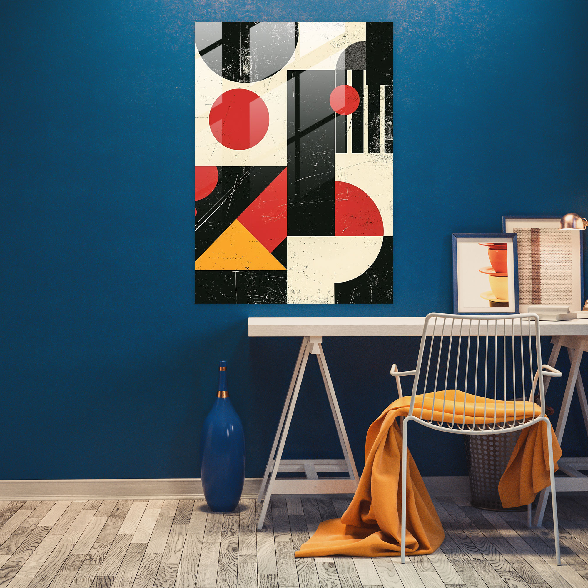 Suprematism Glass Art - Suprematism, Modern Art, Wall Decoration, Glass Wall Art