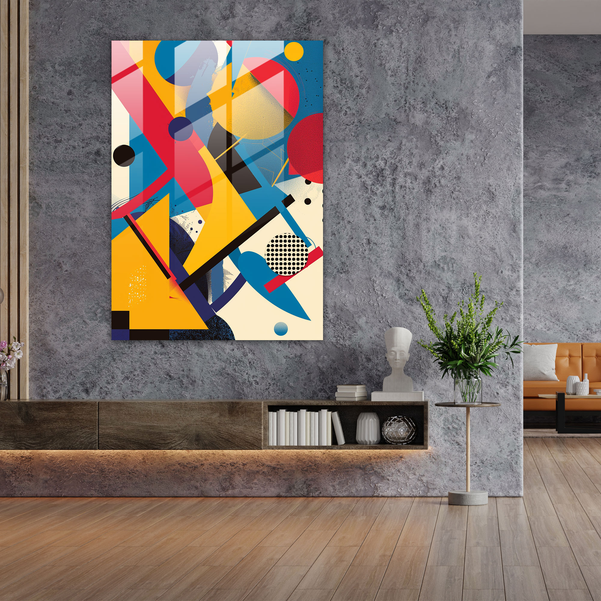 Suprematism Glass Art - Suprematism, Glass Wall Art, Suprematism, Modern Art