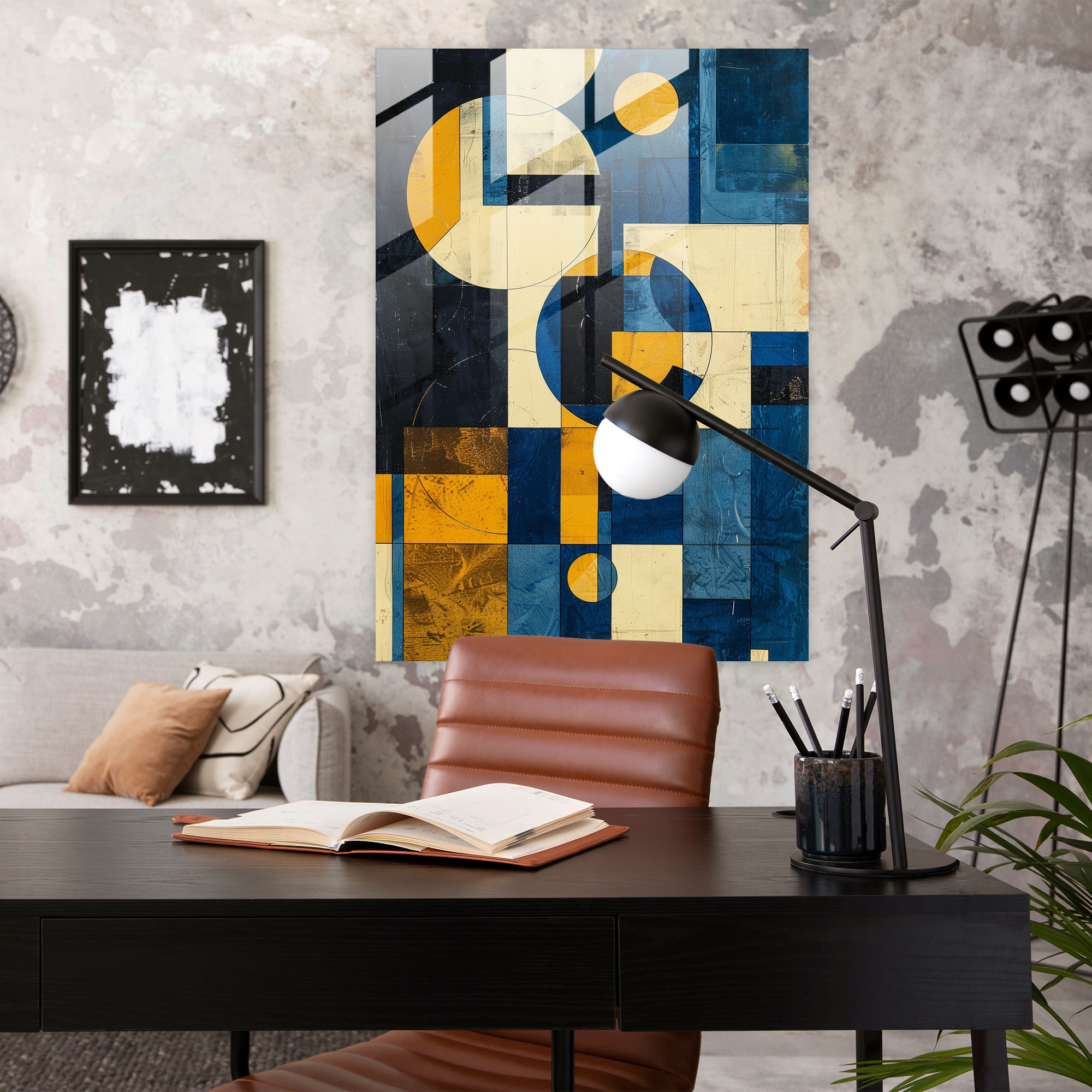 Suprematism Home Decoration - Suprematism, Home Decoration, Modern Art, Glass Print