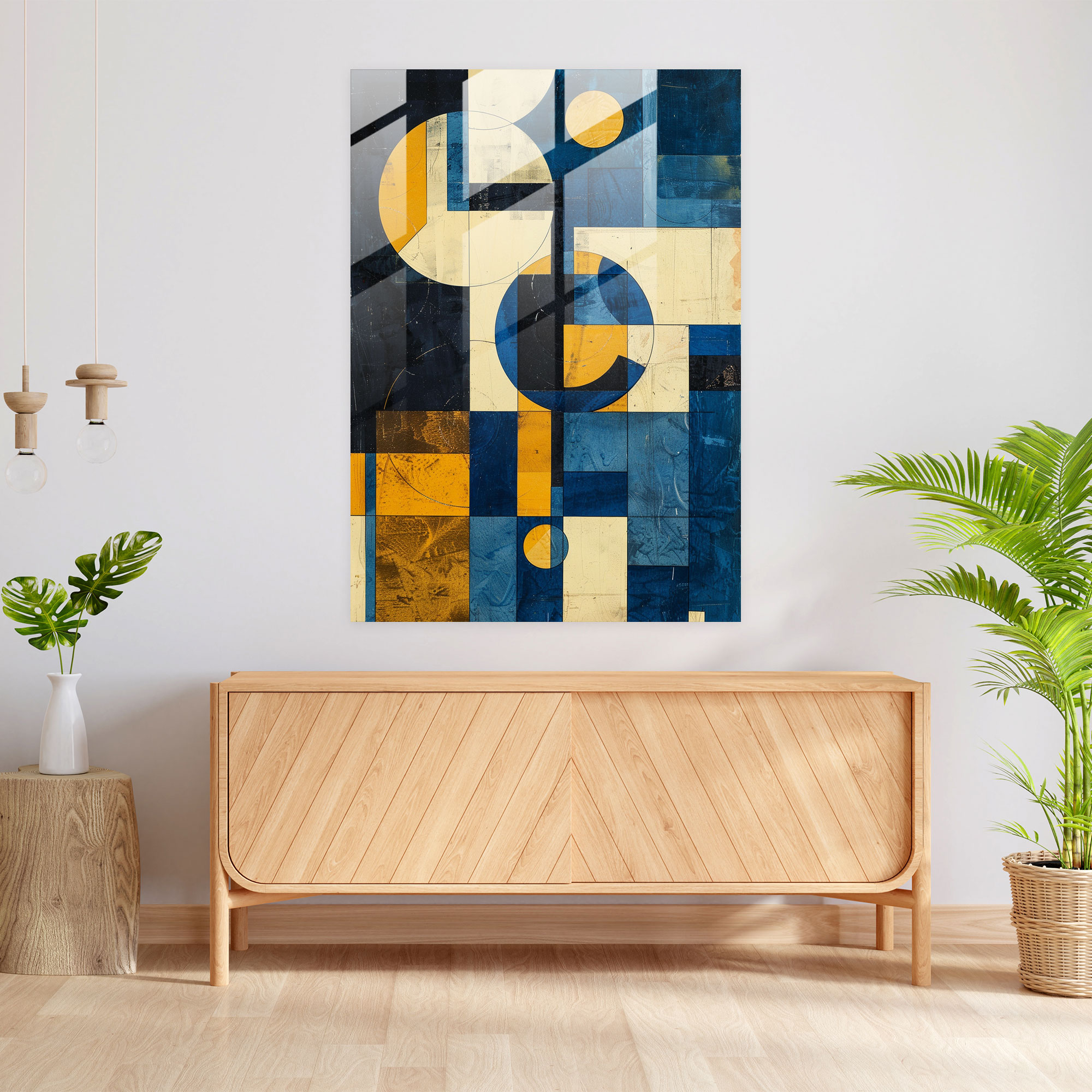 Suprematism Home Decoration - Suprematism, Home Decoration, Modern Art, Glass Print