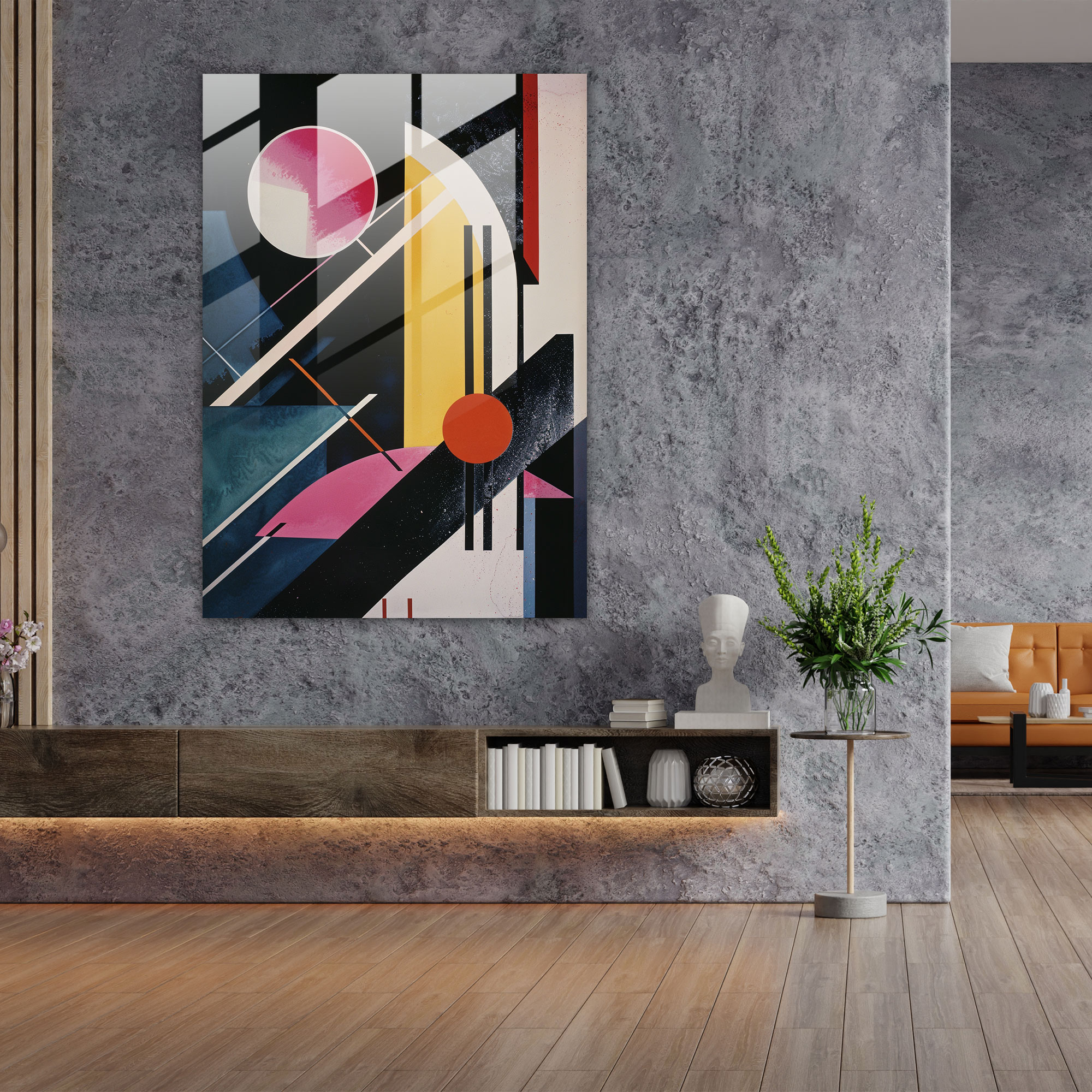 Suprematism Modern Art - Suprematism, Modern Art, Glass Wall Art, Glass Print