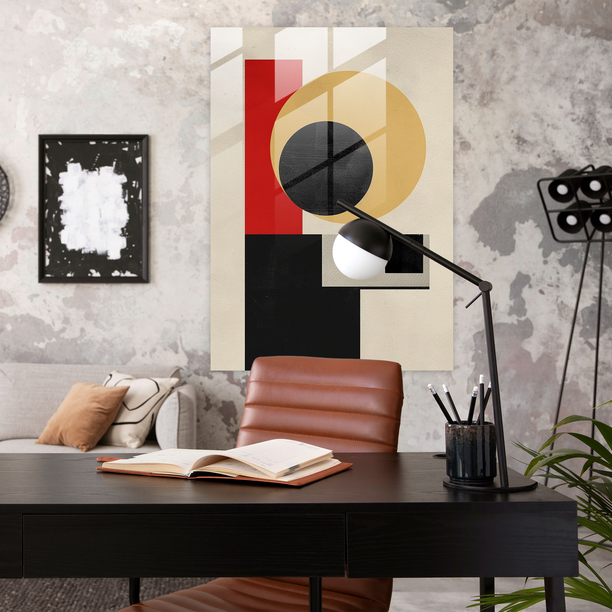 Suprematism Glass Wall Art - Suprematism, Home Decoration, Suprematism, Wall Decoration