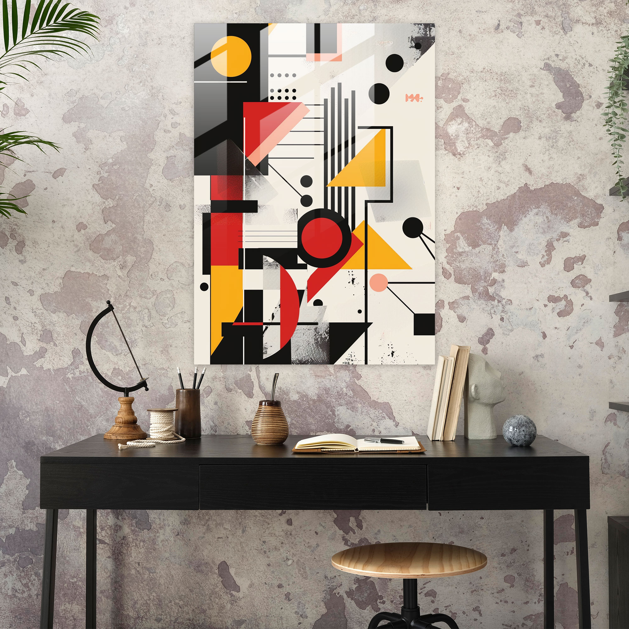 Suprematism Glass Art - Suprematism, Glass Print, Modern Art, Suprematism