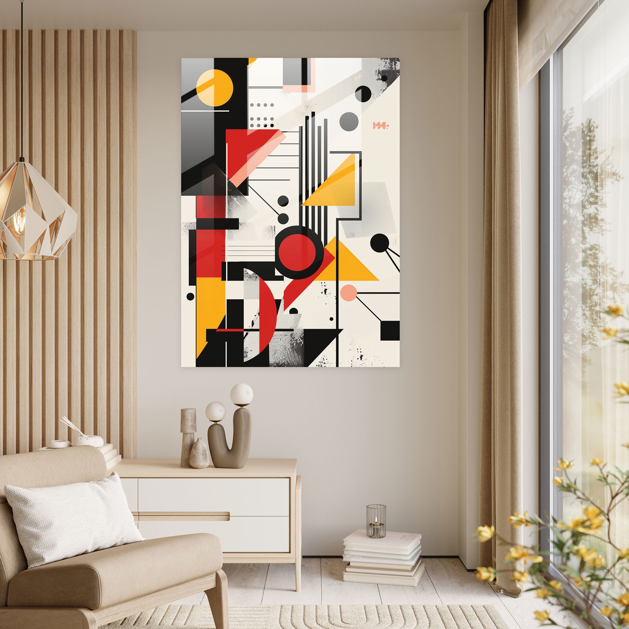 Suprematism Glass Art - Suprematism, Glass Print, Modern Art, Suprematism