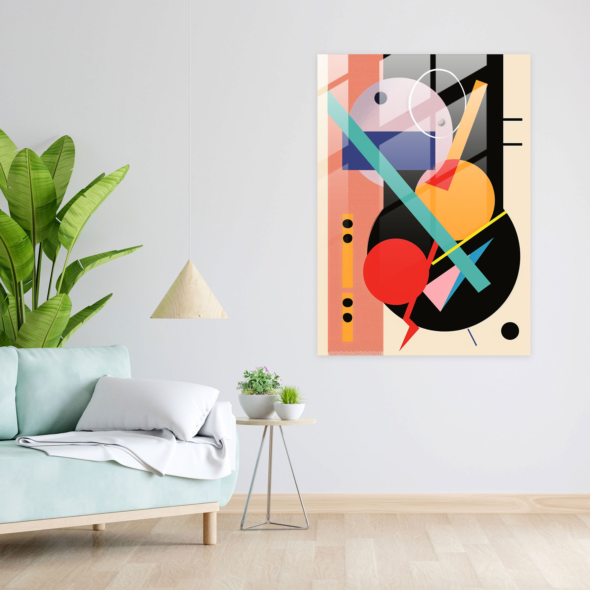Suprematism Glass Print - Suprematism, Modern Art, Glass Print, Suprematism
