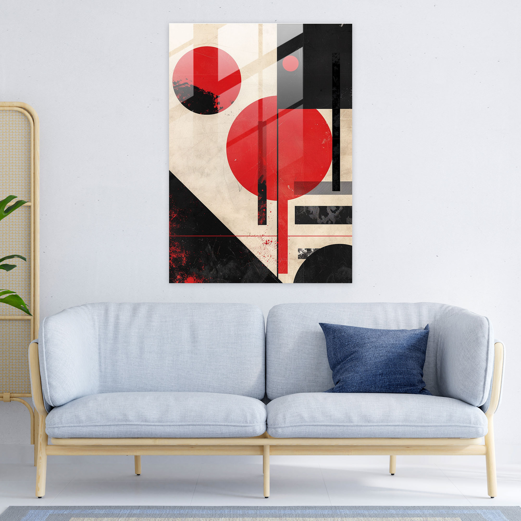 Suprematism Glass Print - Suprematism, Modern Art, Suprematism, Home Decoration