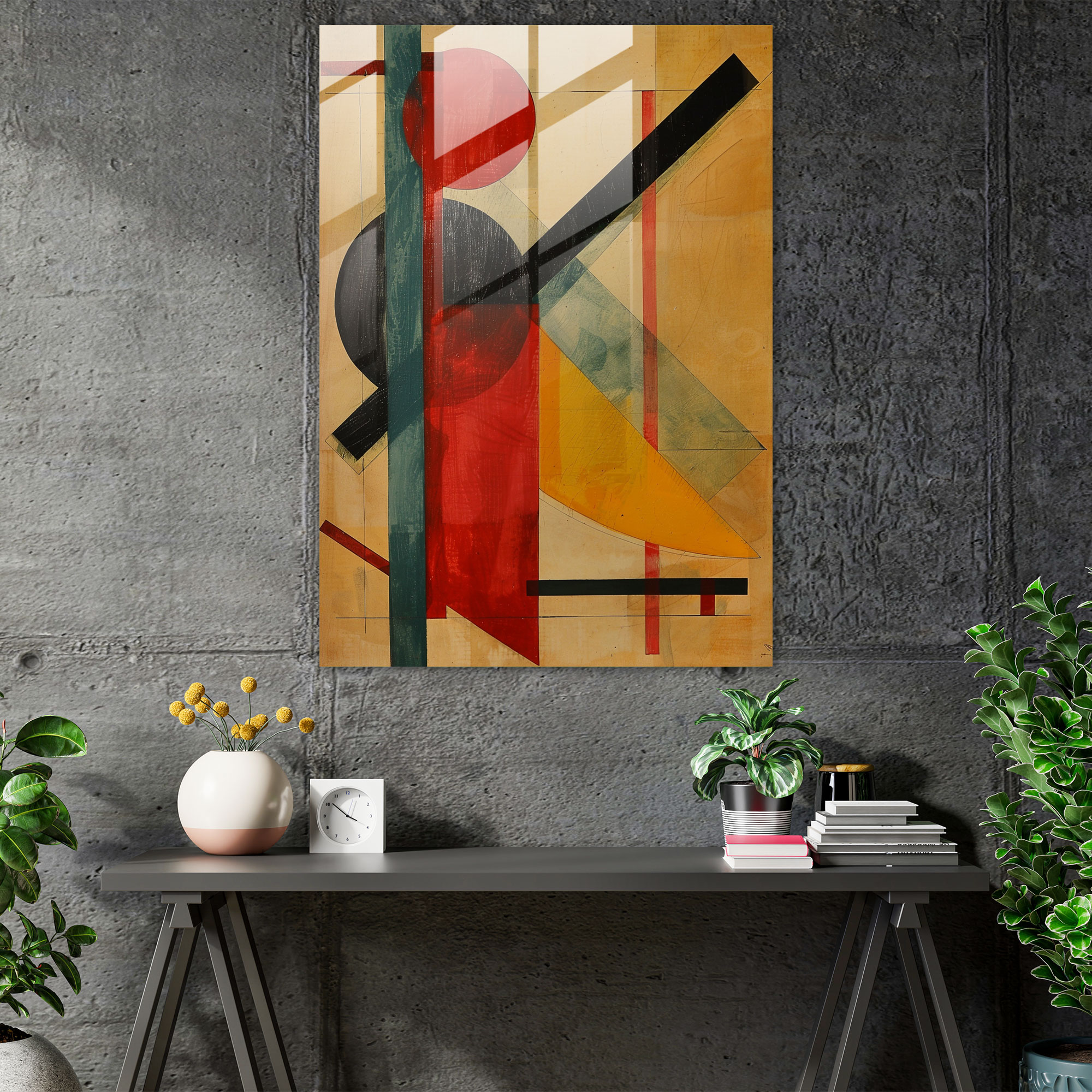 Suprematism Wall Decoration - Suprematism, Wall Decoration, Modern Art, Primary Colors