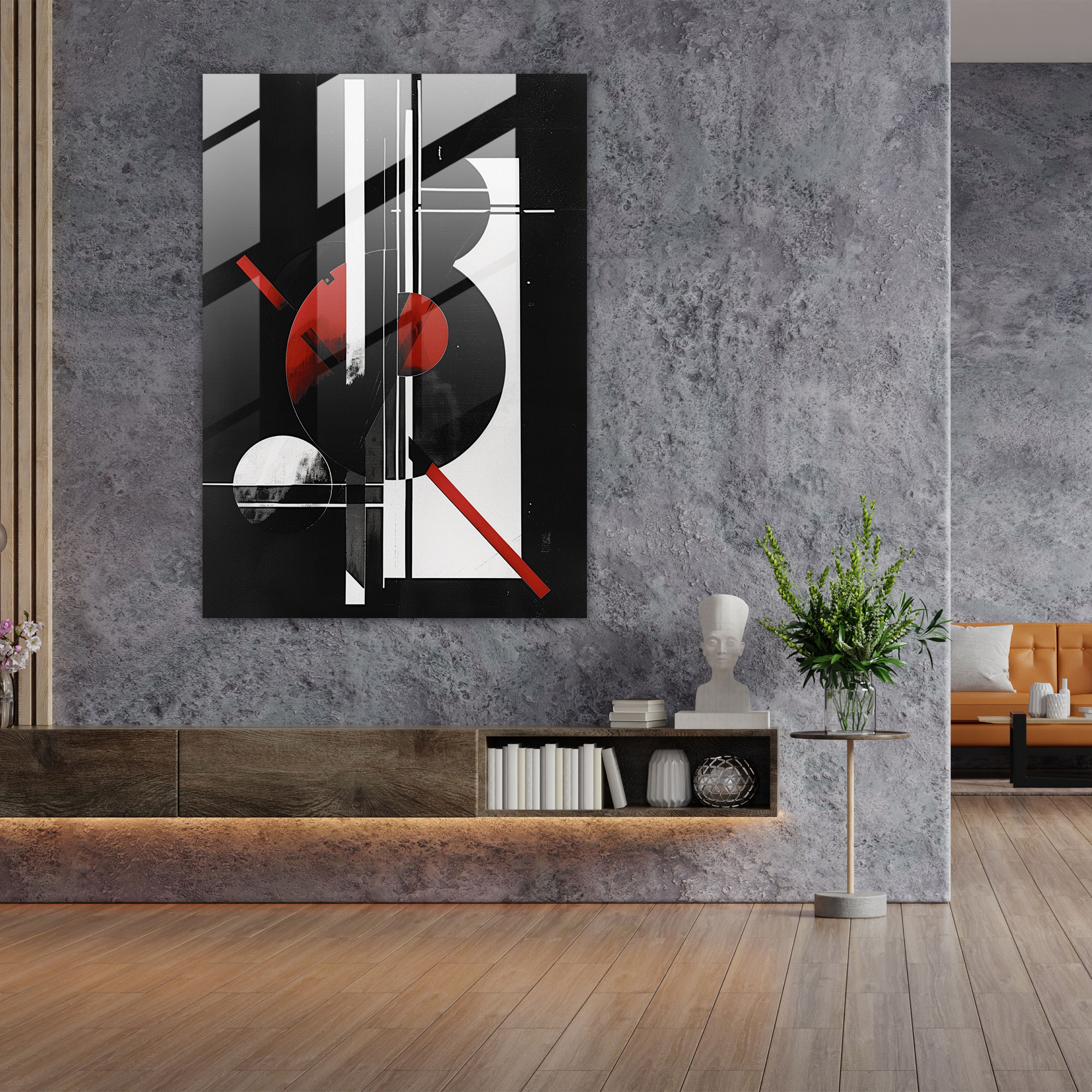 Suprematism Glass Art - Suprematism, Modern Art, Glass Art, Home Decoration