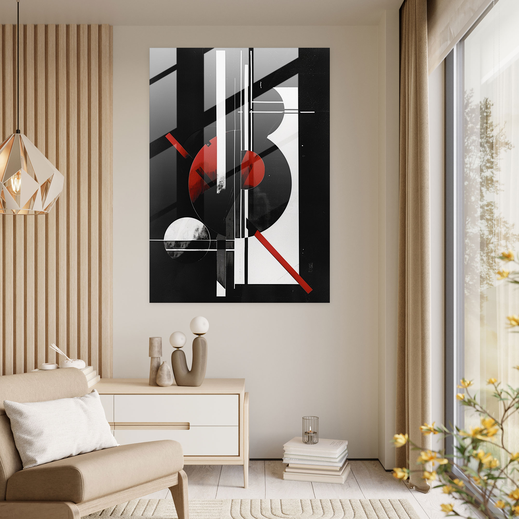 Suprematism Glass Art - Suprematism, Modern Art, Glass Art, Home Decoration