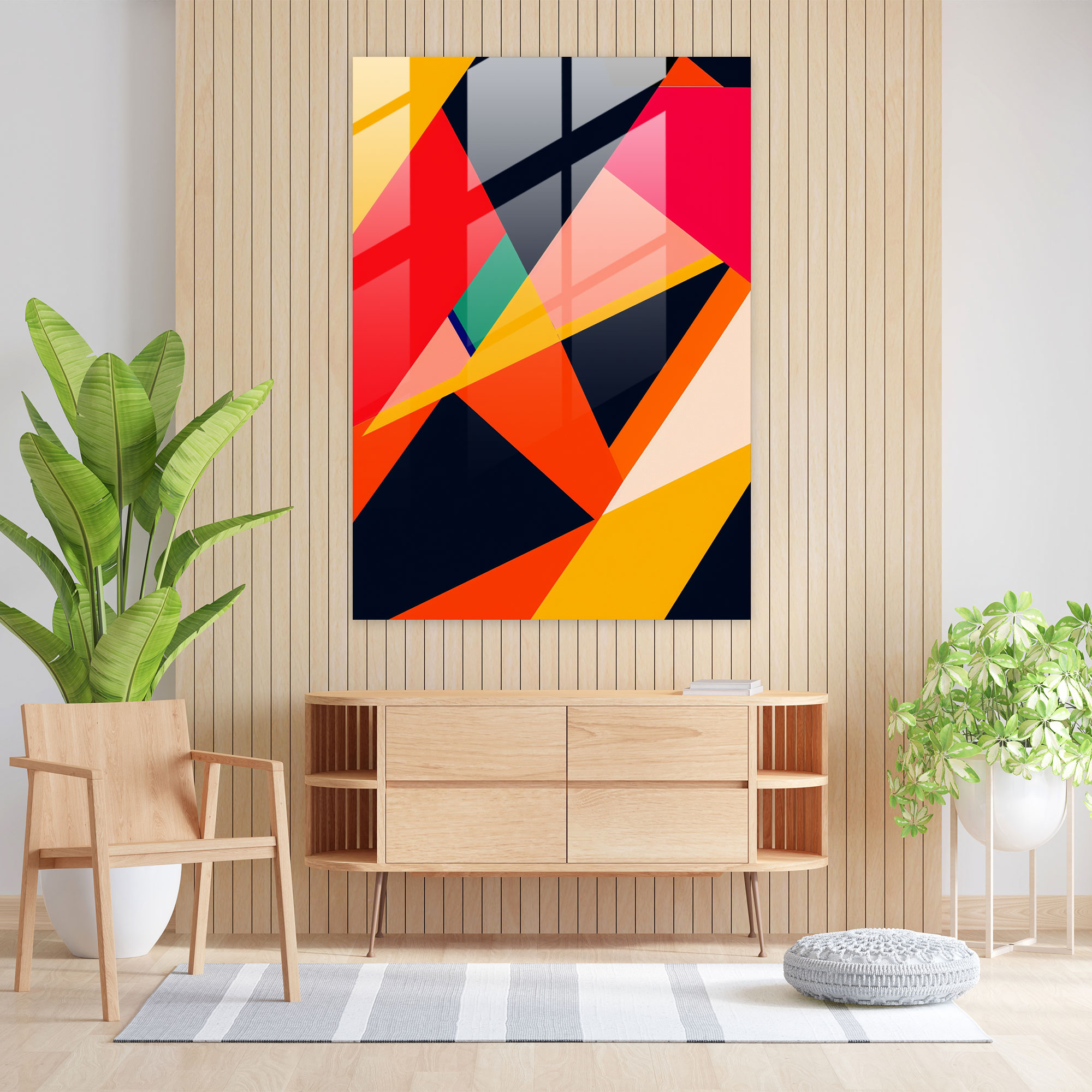 Suprematism Glass Print - Suprematism, Suprematism, Glass Print, Home Decoration