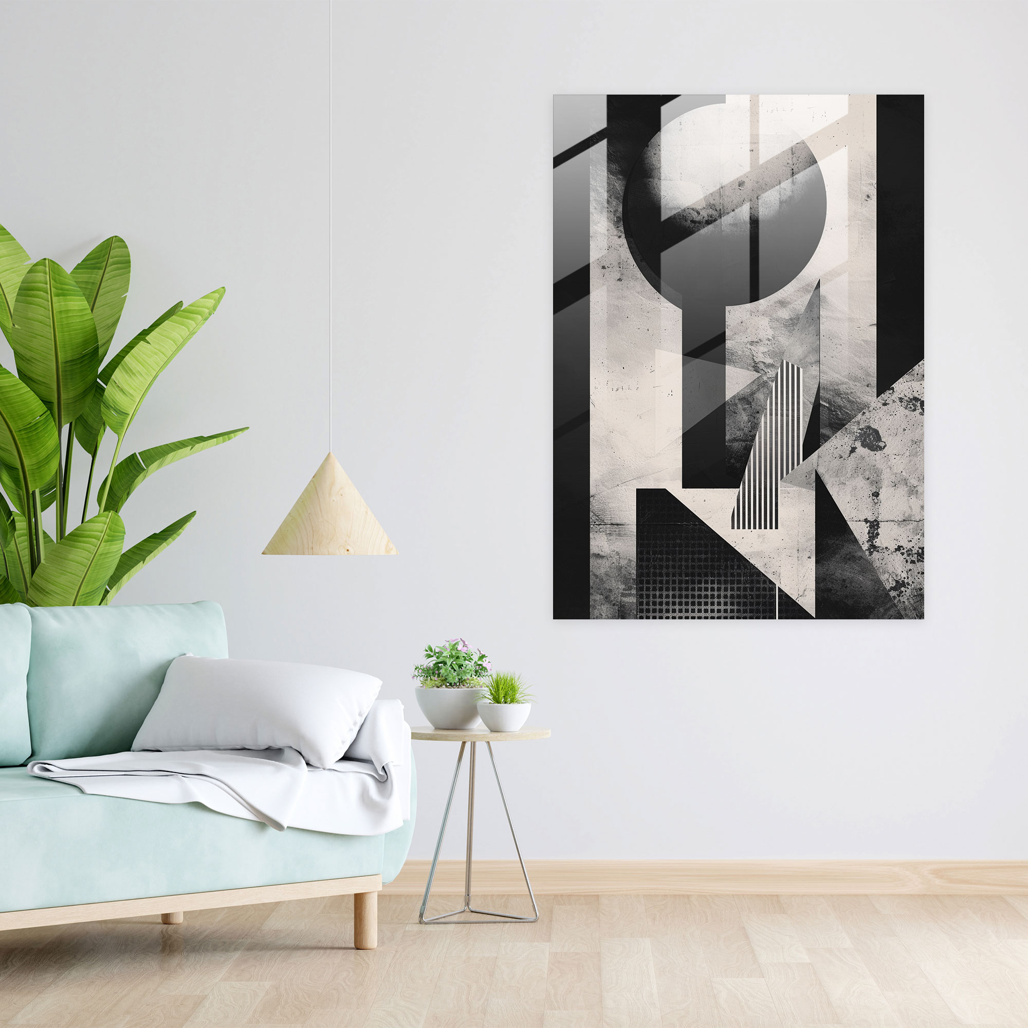 Suprematism Home Decoration - Suprematism, Futuristic Art, Suprematism, Glass Print