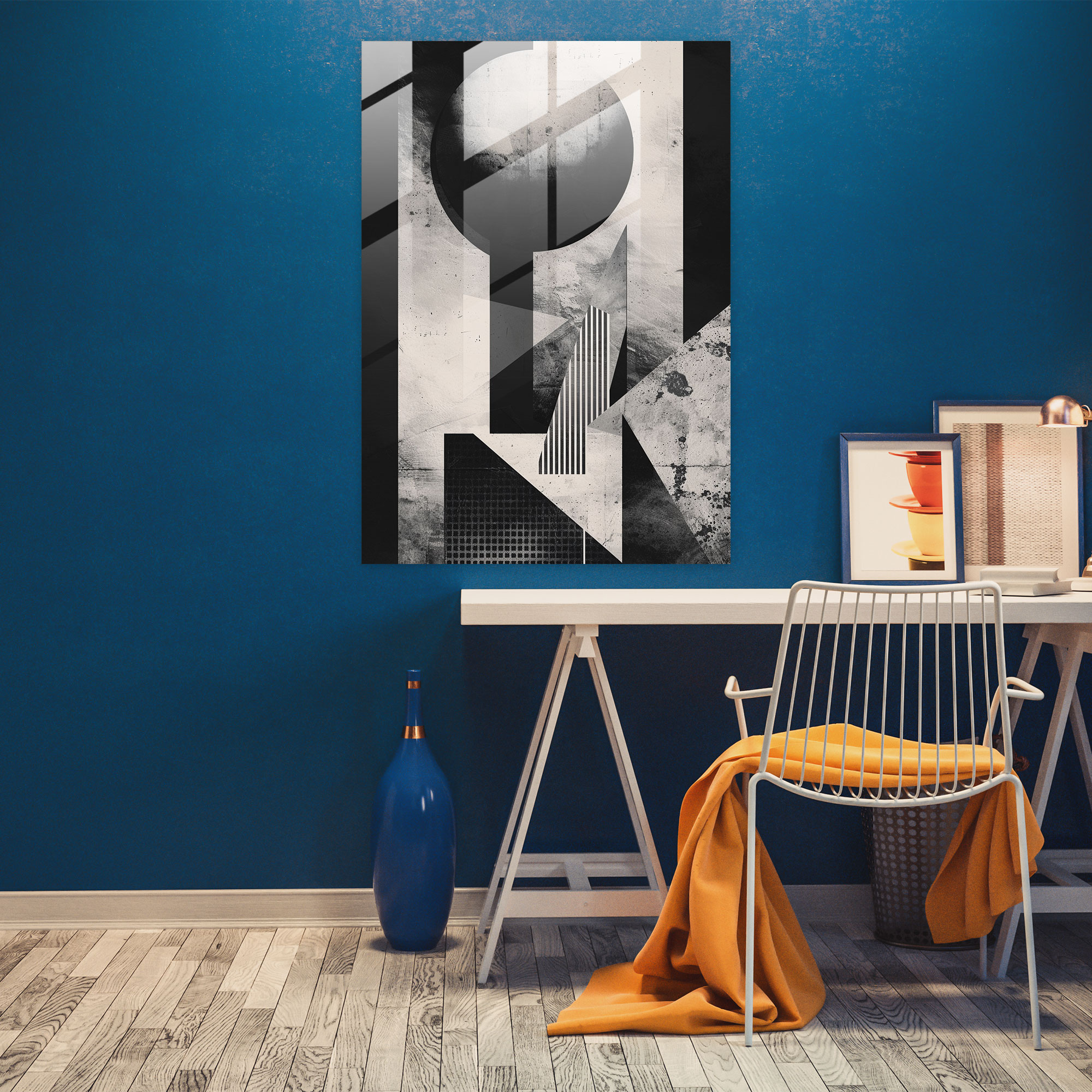 Suprematism Home Decoration - Suprematism, Futuristic Art, Suprematism, Glass Print
