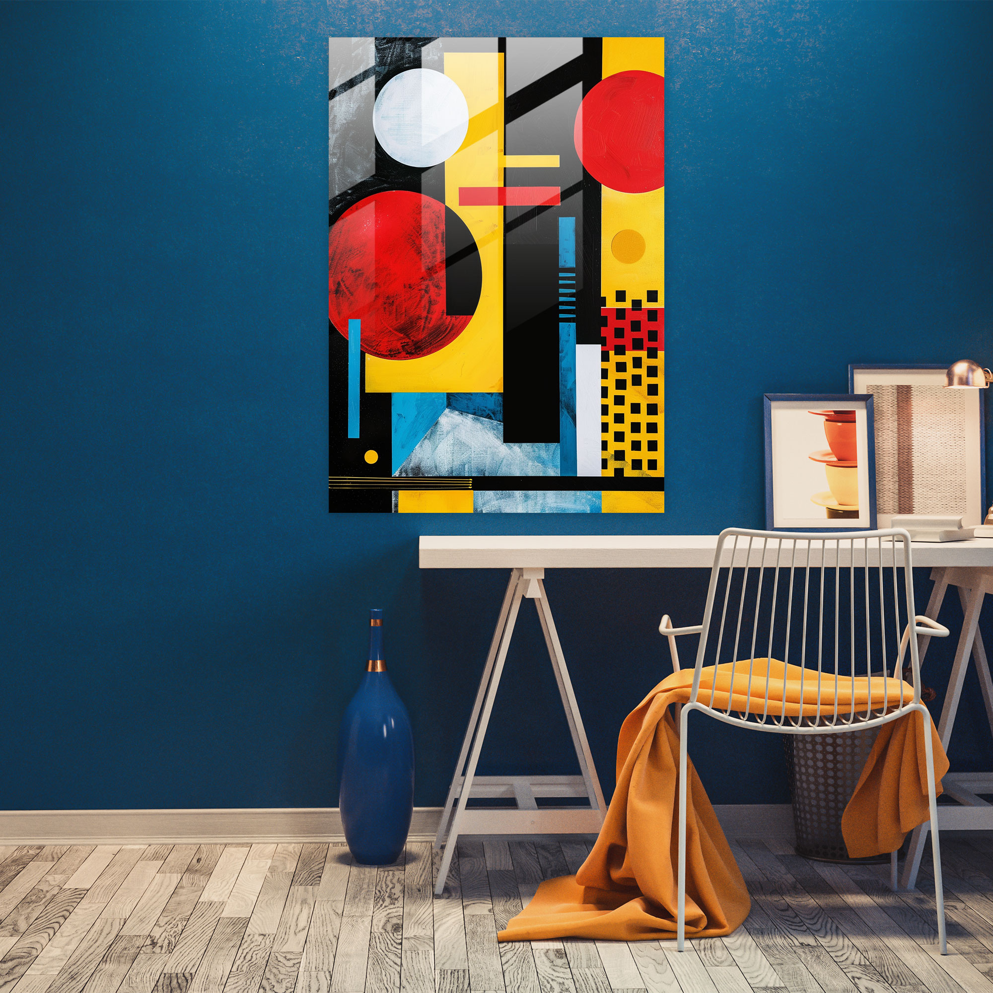 Suprematism Glass Print Home Decoration - Suprematism, Home Decoration, Suprematism, Glass Print