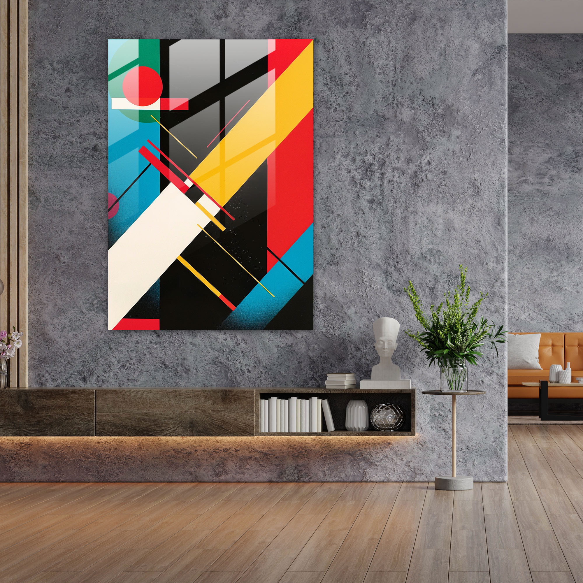 Suprematism Glass Print Modern Art - Suprematism, Suprematism, Glass Print, Glass Wall Art