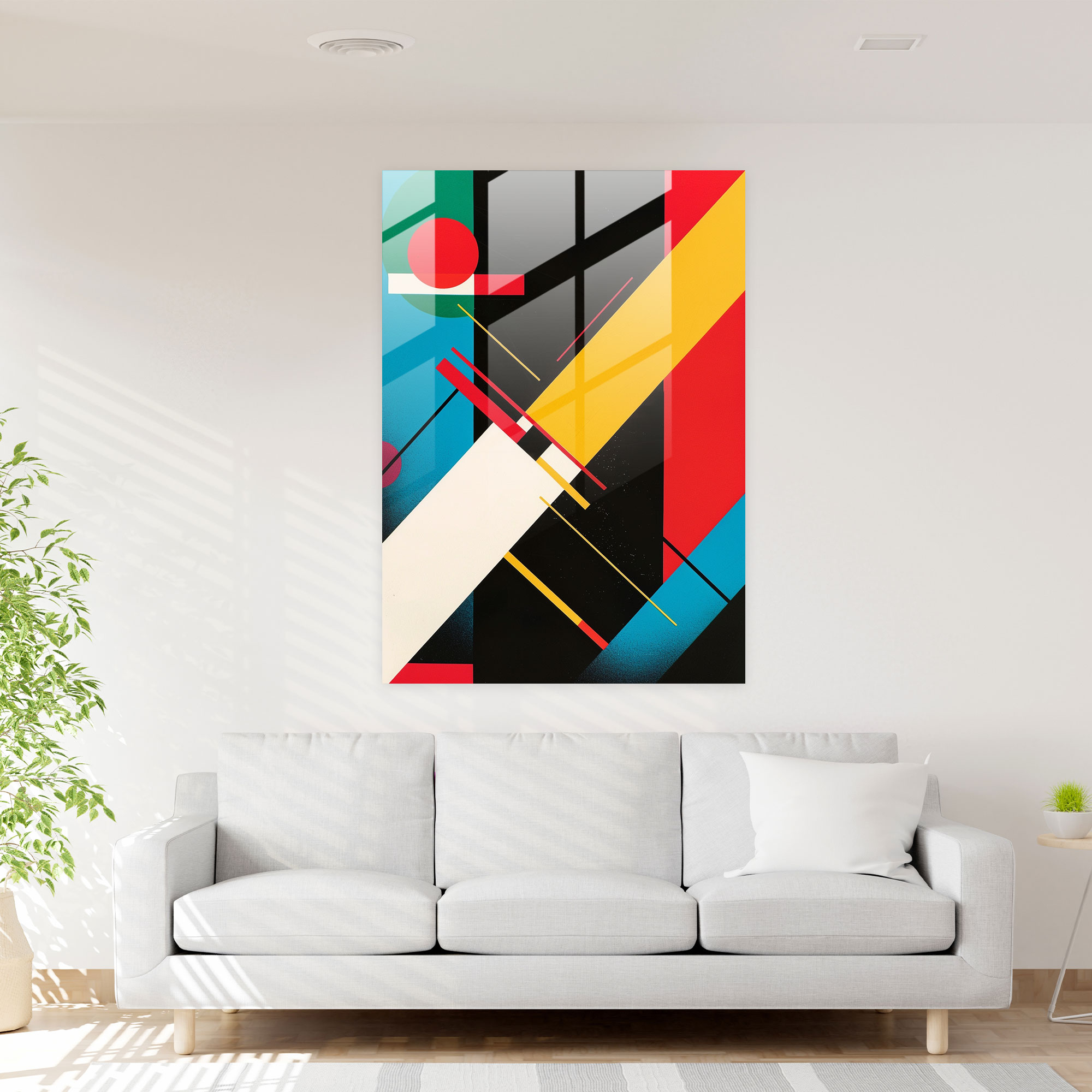 Suprematism Glass Print Modern Art - Suprematism, Suprematism, Glass Print, Glass Wall Art