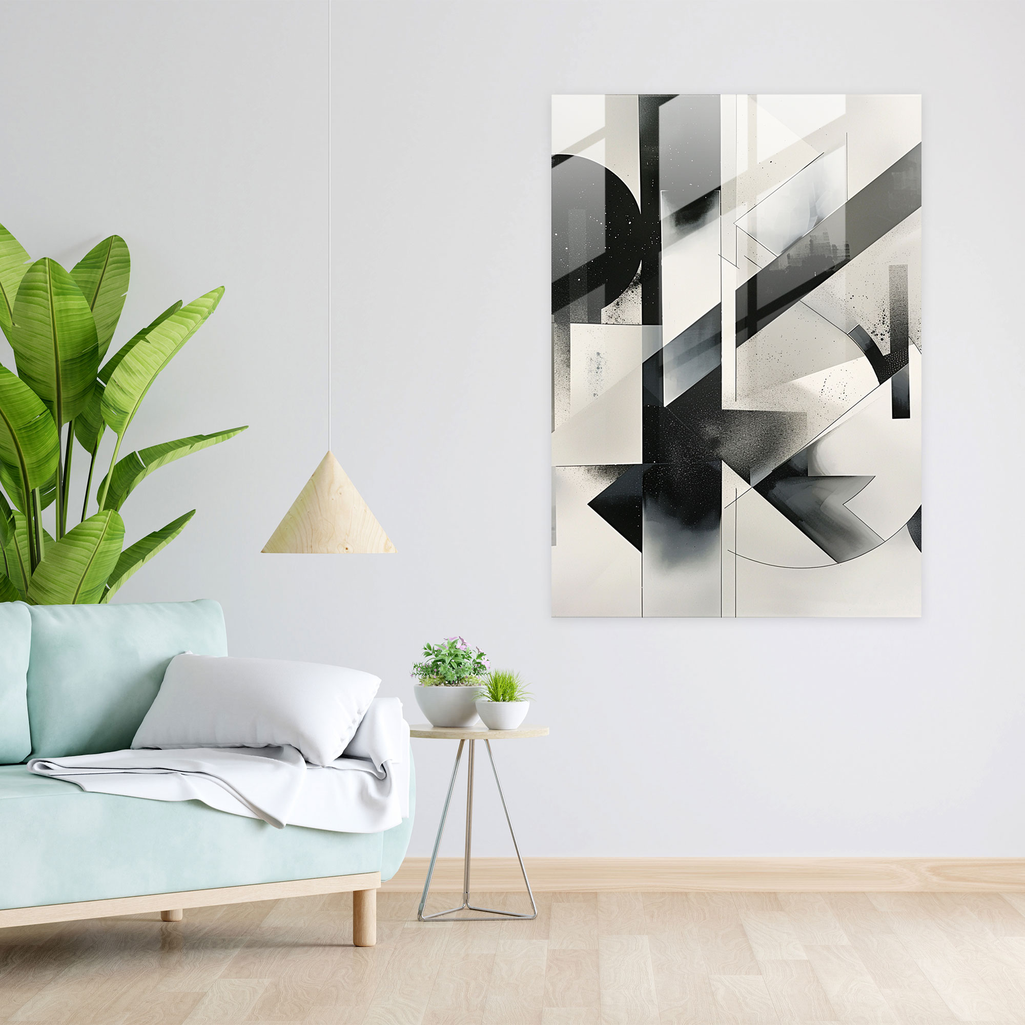 Suprematism Glass Wall Art - Suprematism, Glass Wall Art, Wall Decoration, Glass Art