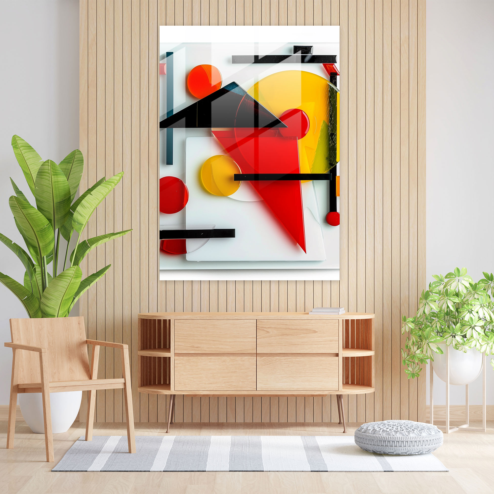 Suprematism Glass Art - Suprematism, Wall Decoration, Suprematism, Glass Art