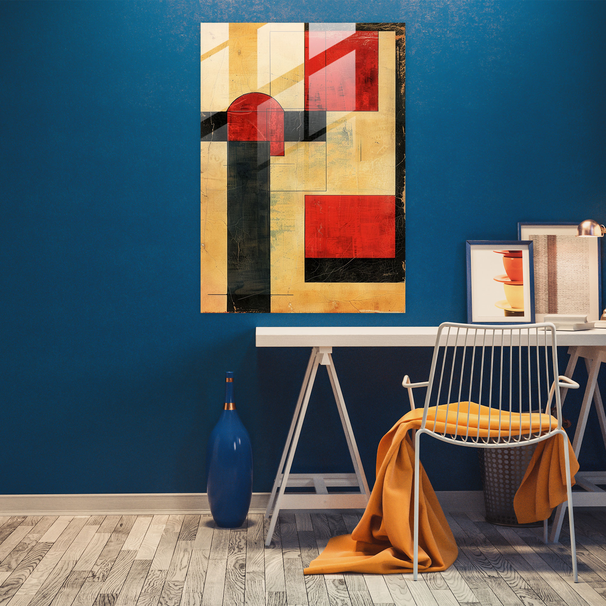 Suprematism Wall Decoration - Suprematism, Modern Art, Glass Art, Wall Decoration