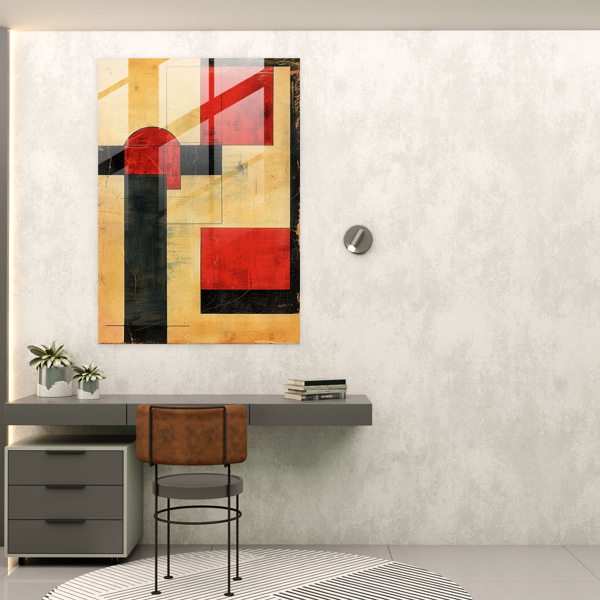 Suprematism Wall Decoration - Suprematism, Modern Art, Glass Art, Wall Decoration