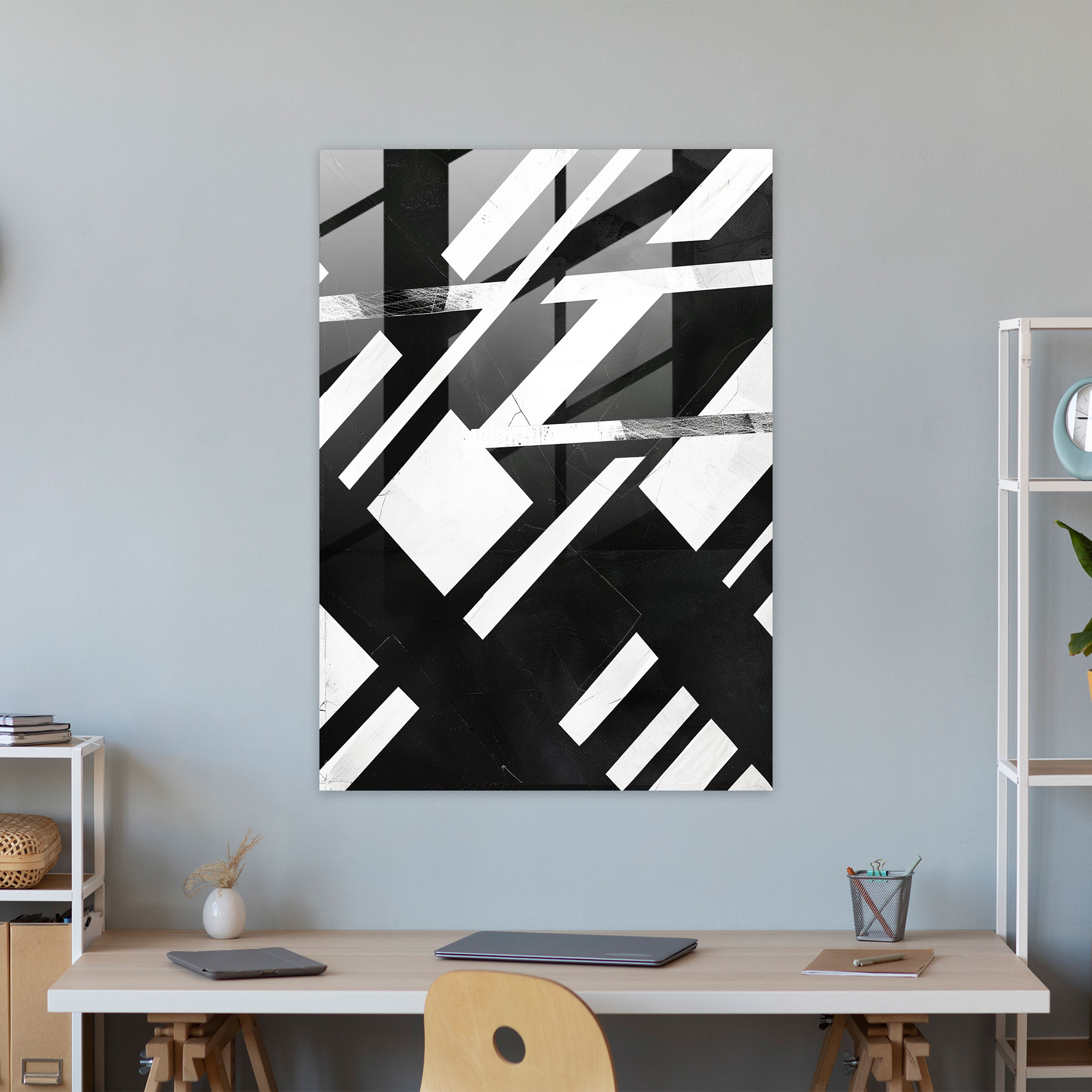 Suprematism Glass Art - Suprematism, Home Decoration, Modern Art, Glass Wall Art